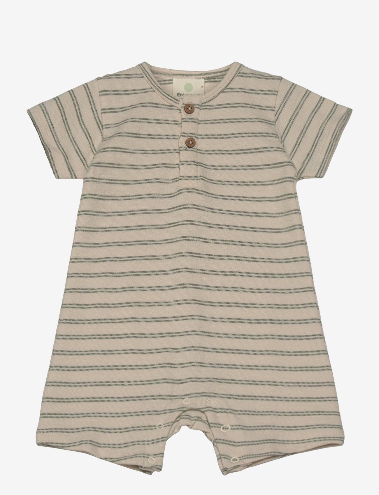 En Fant - Playsuit SS Stripes - sea spray - 0