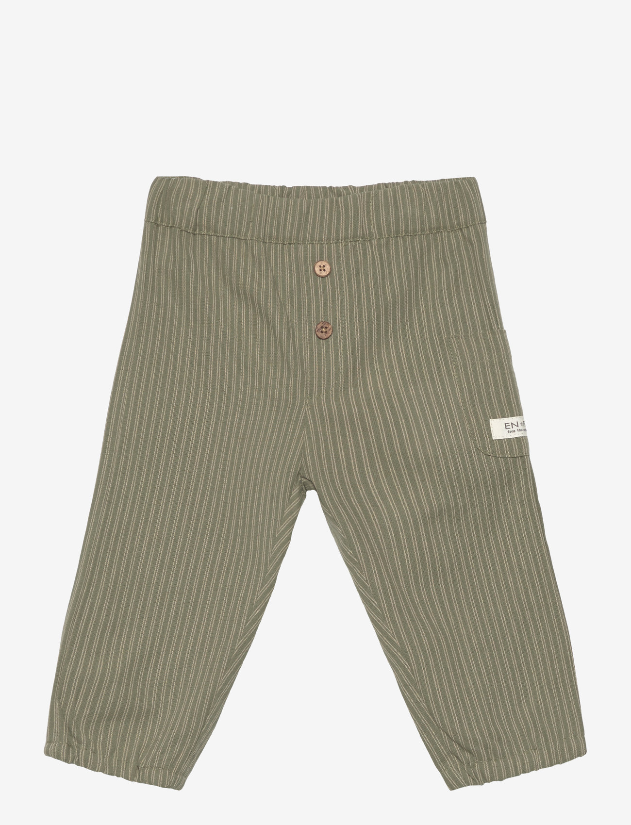 En Fant - Pants Stripe - sea spray - 0