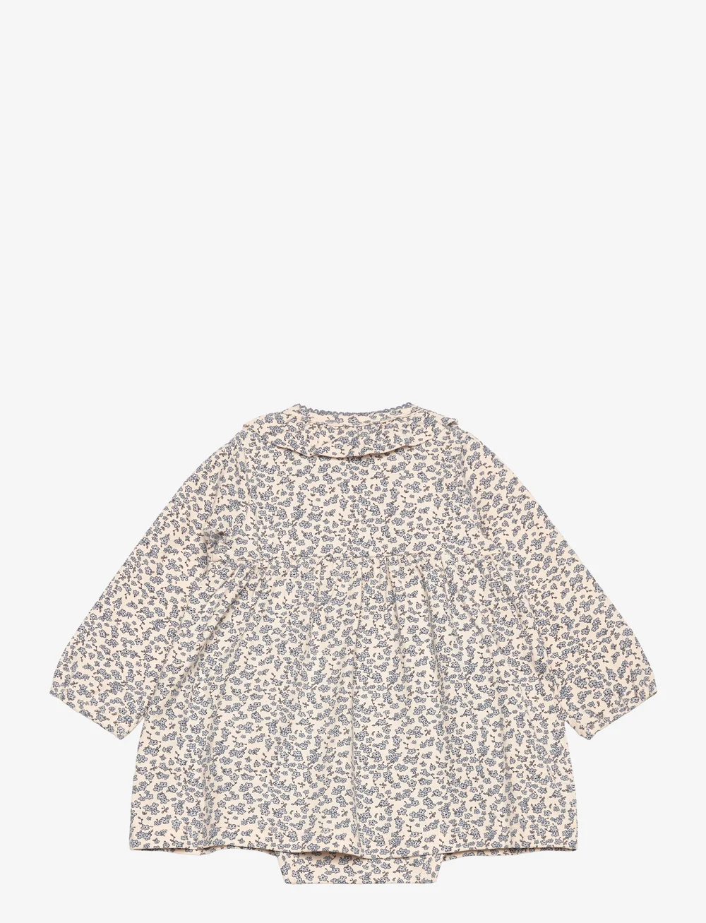 En Fant - Body Dress LS - kūdikių suknelės ilgomis rankovėmis - mother of pearl - 0