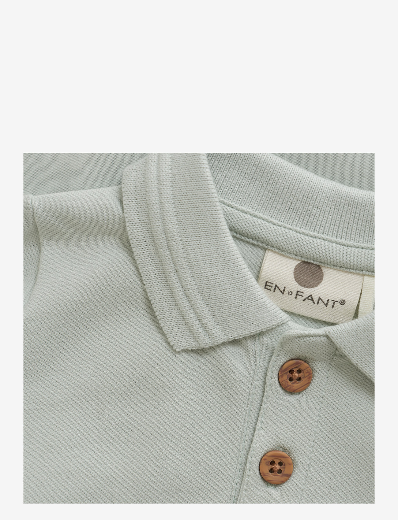 En Fant - Body SS Polo - kurzärmelige bodys - mercury - 2