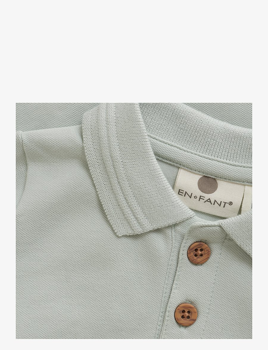 En Fant - Body SS Polo - mercury - 2
