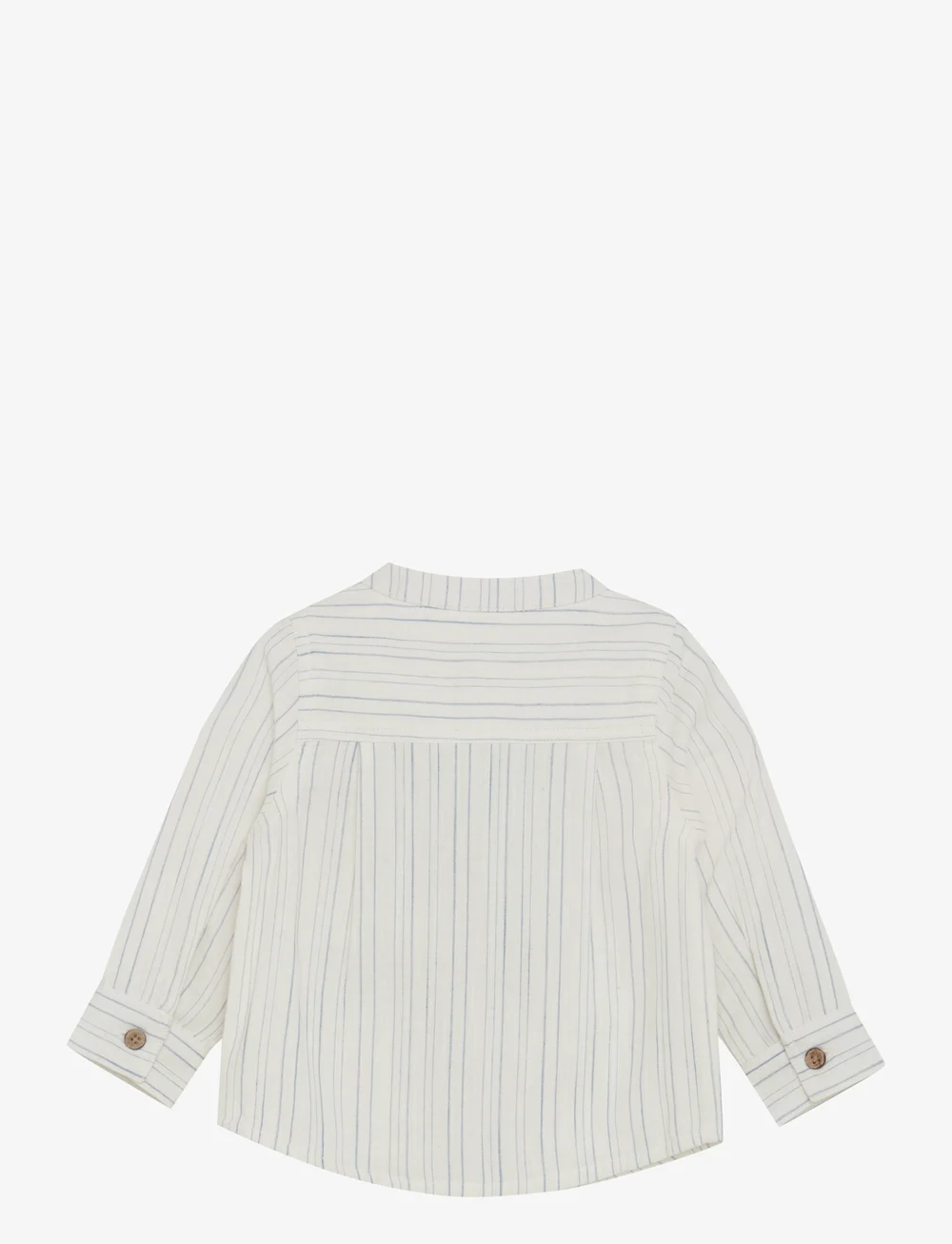 En Fant - Shirt LS Stripe - long-sleeved shirts - eggnog - 1