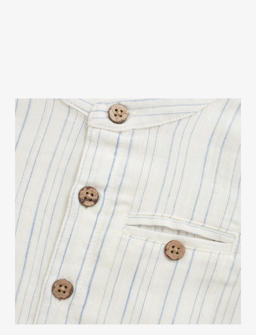 En Fant - Shirt LS Stripe - long-sleeved shirts - eggnog - 2