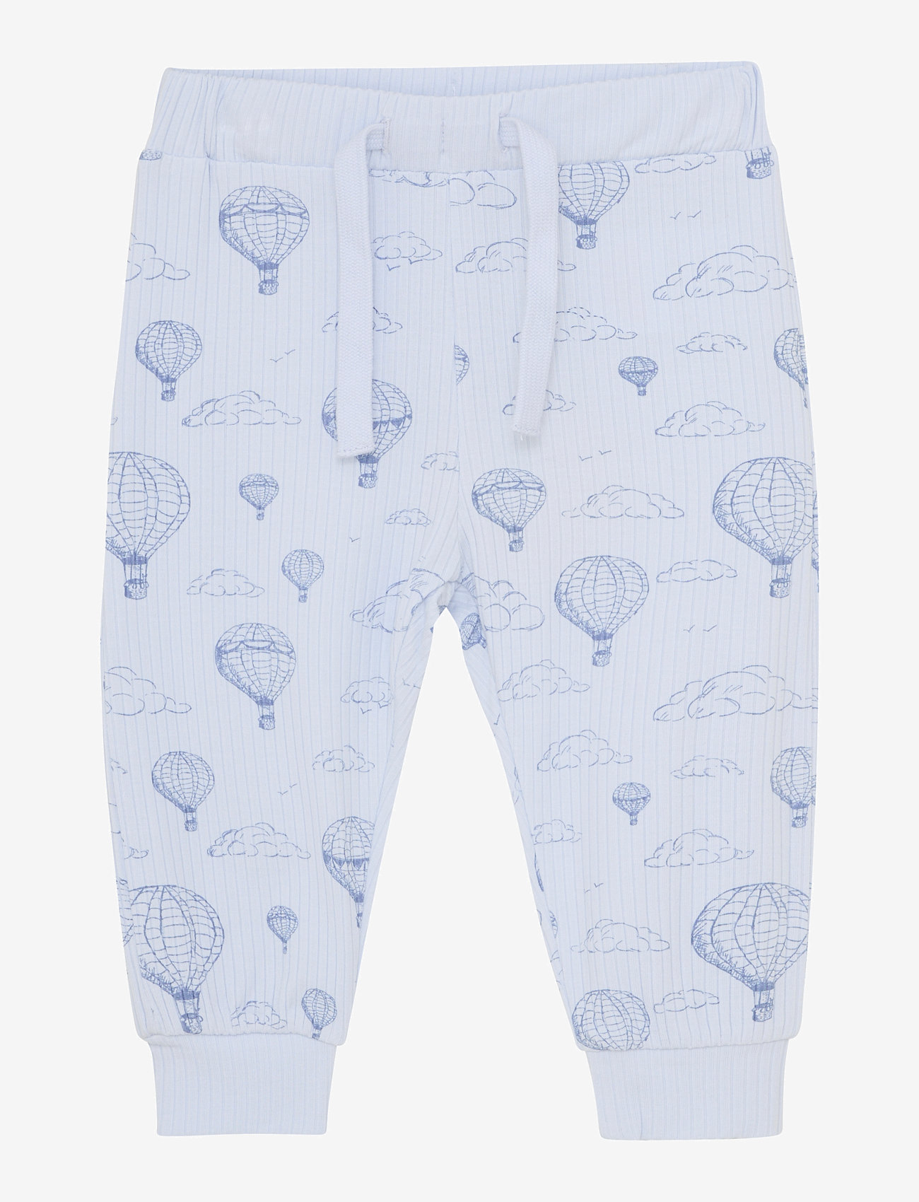 En Fant - Pants Rib AOP - arctic ice - 0