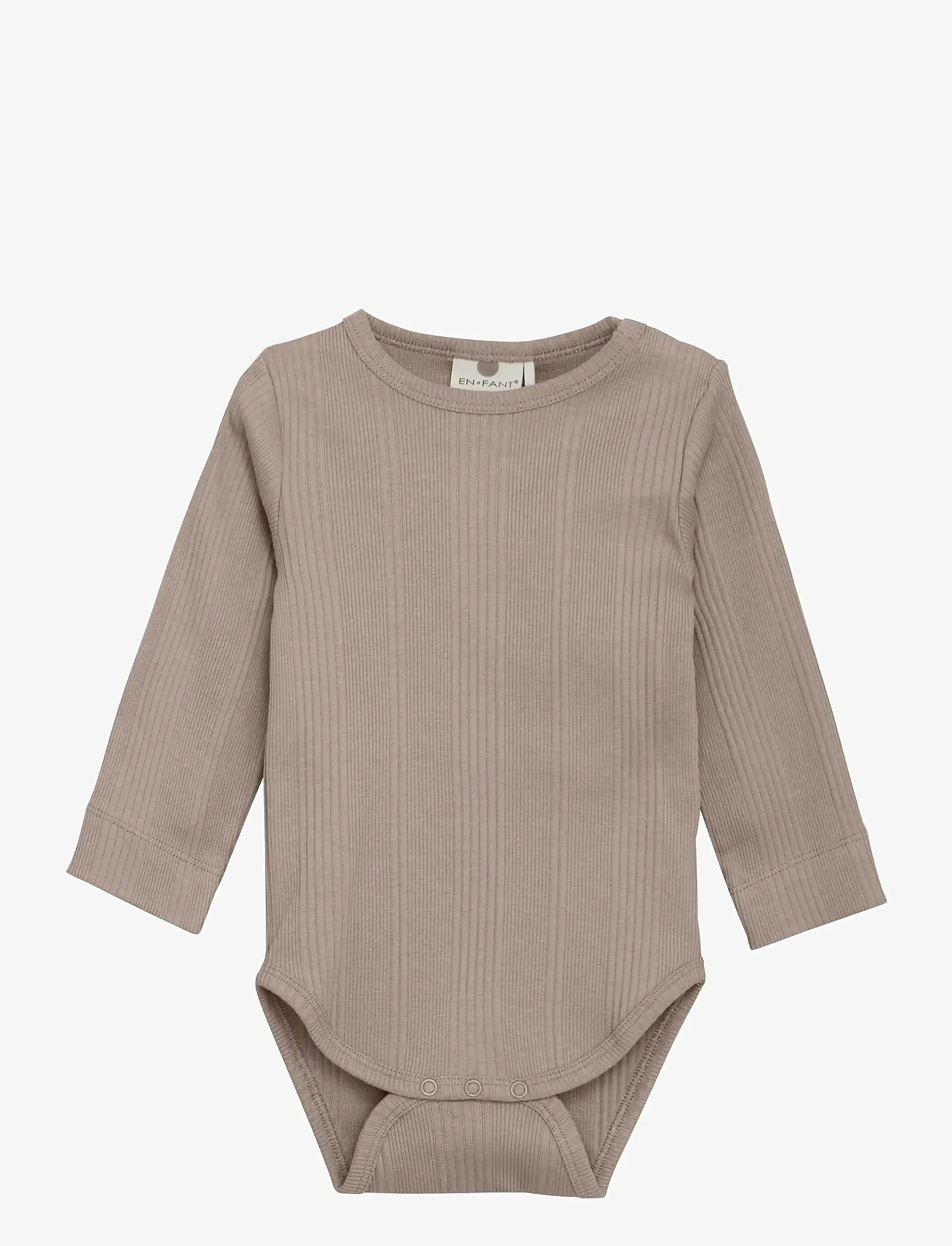 En Fant - Body LS Rib - langærmede bodyer - fungi - 0