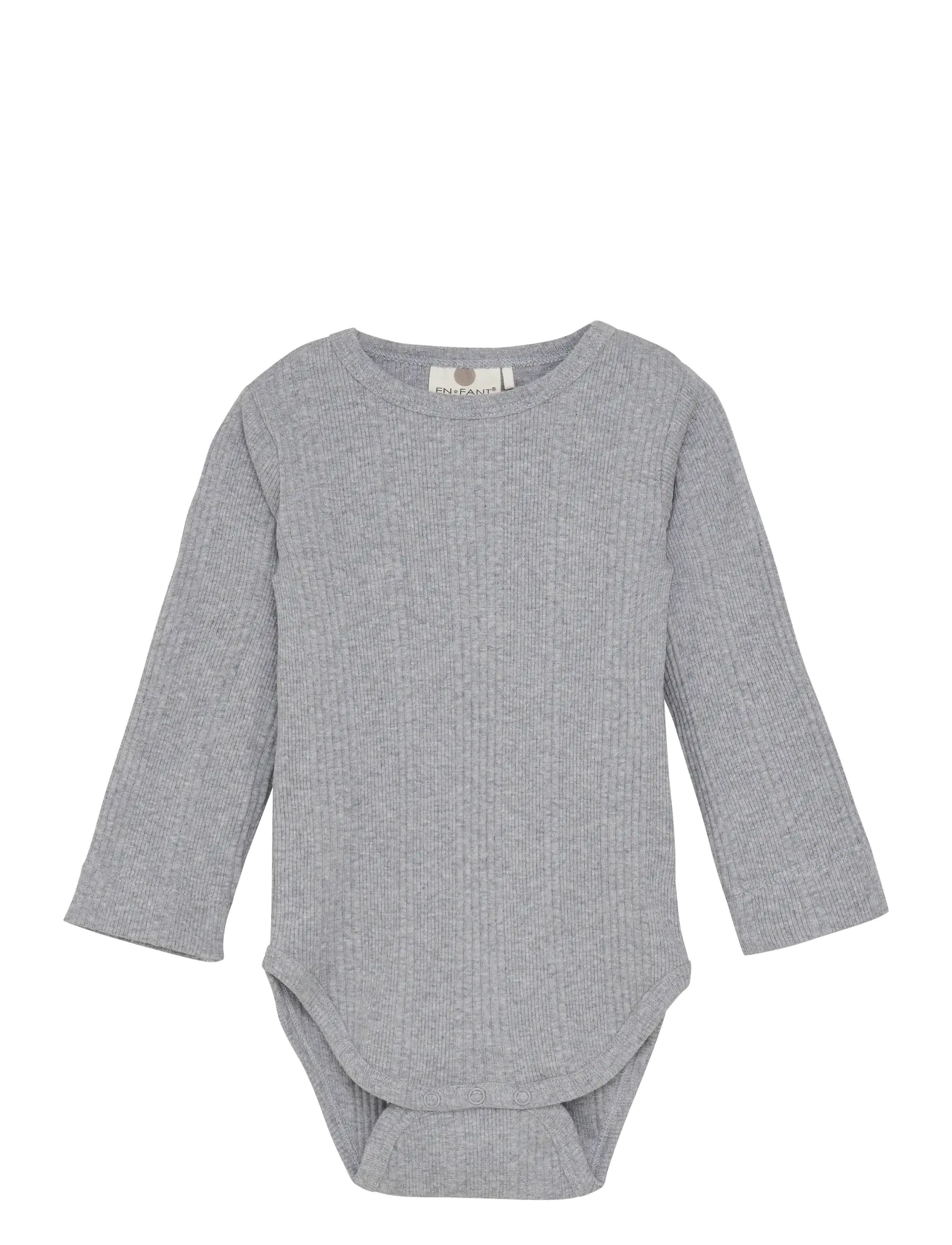 Body LS Rib - LIGHT GREY MELANGE