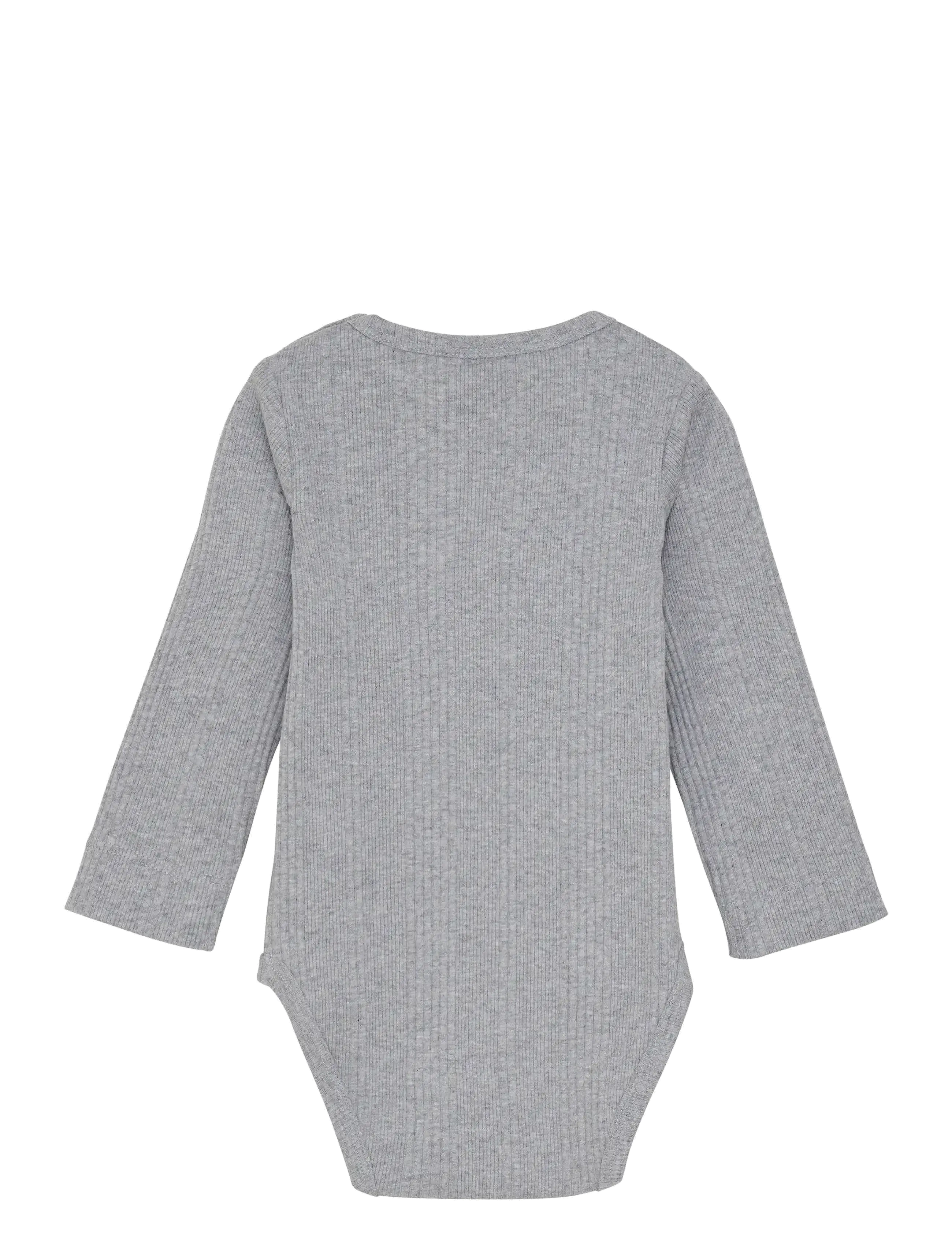 En Fant - Body LS Rib - light grey melange - 1