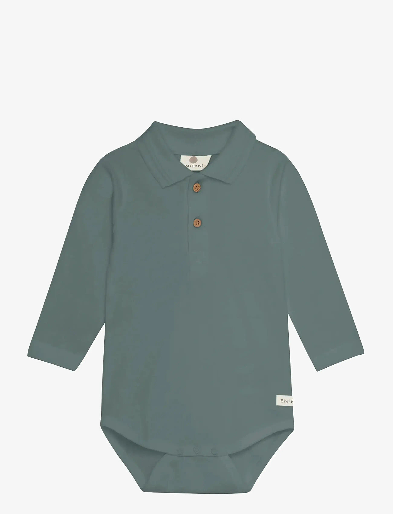 En Fant - Body LS Polo - balsam green - 0