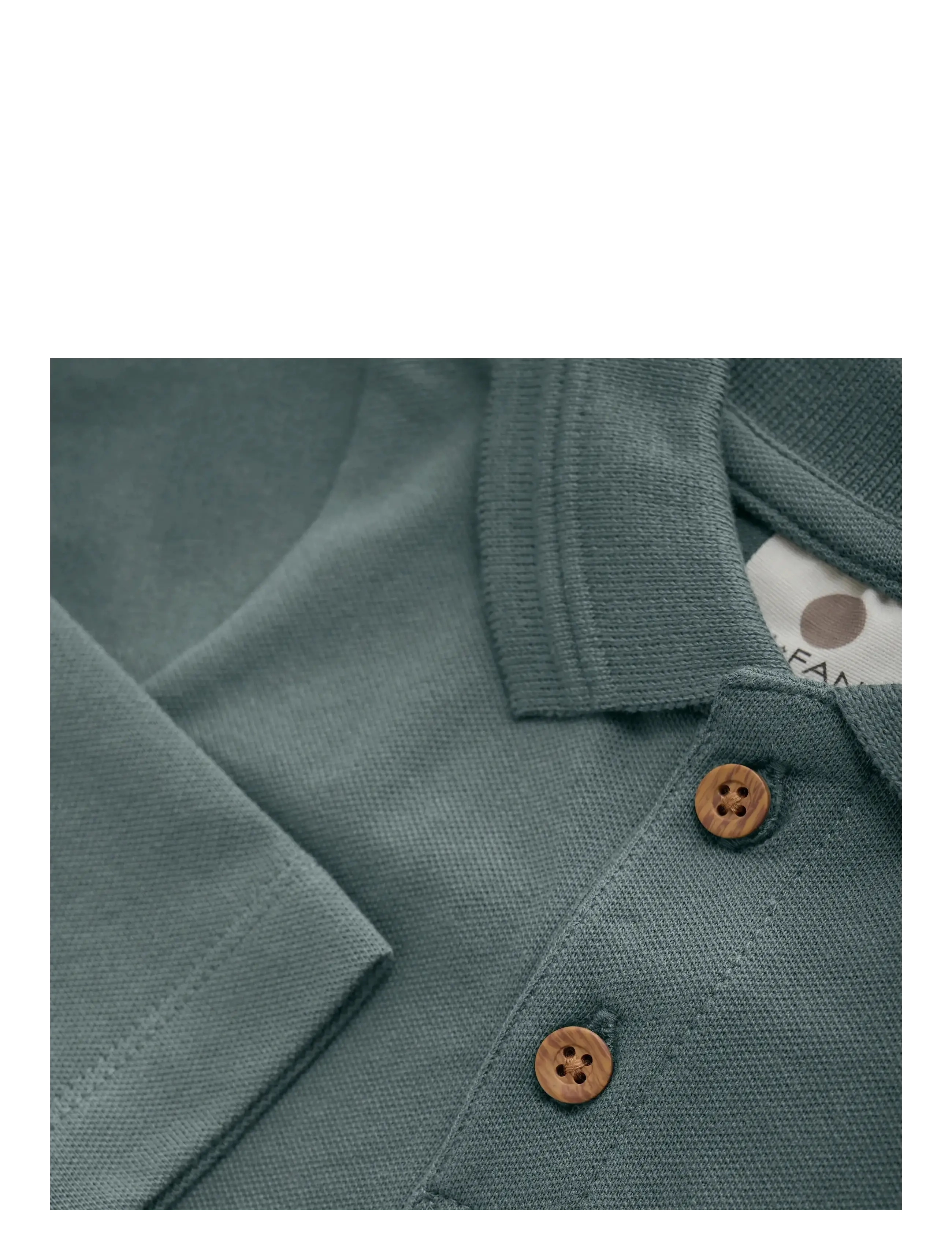 En Fant - Body LS Polo - balsam green - 2