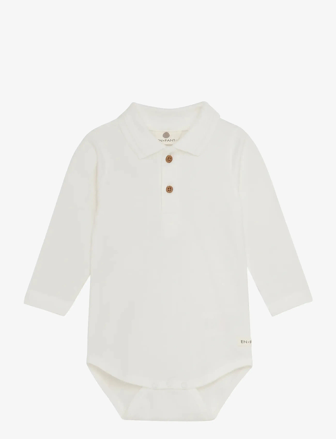 En Fant - Body LS Polo - langærmede heldragter - egret - 0