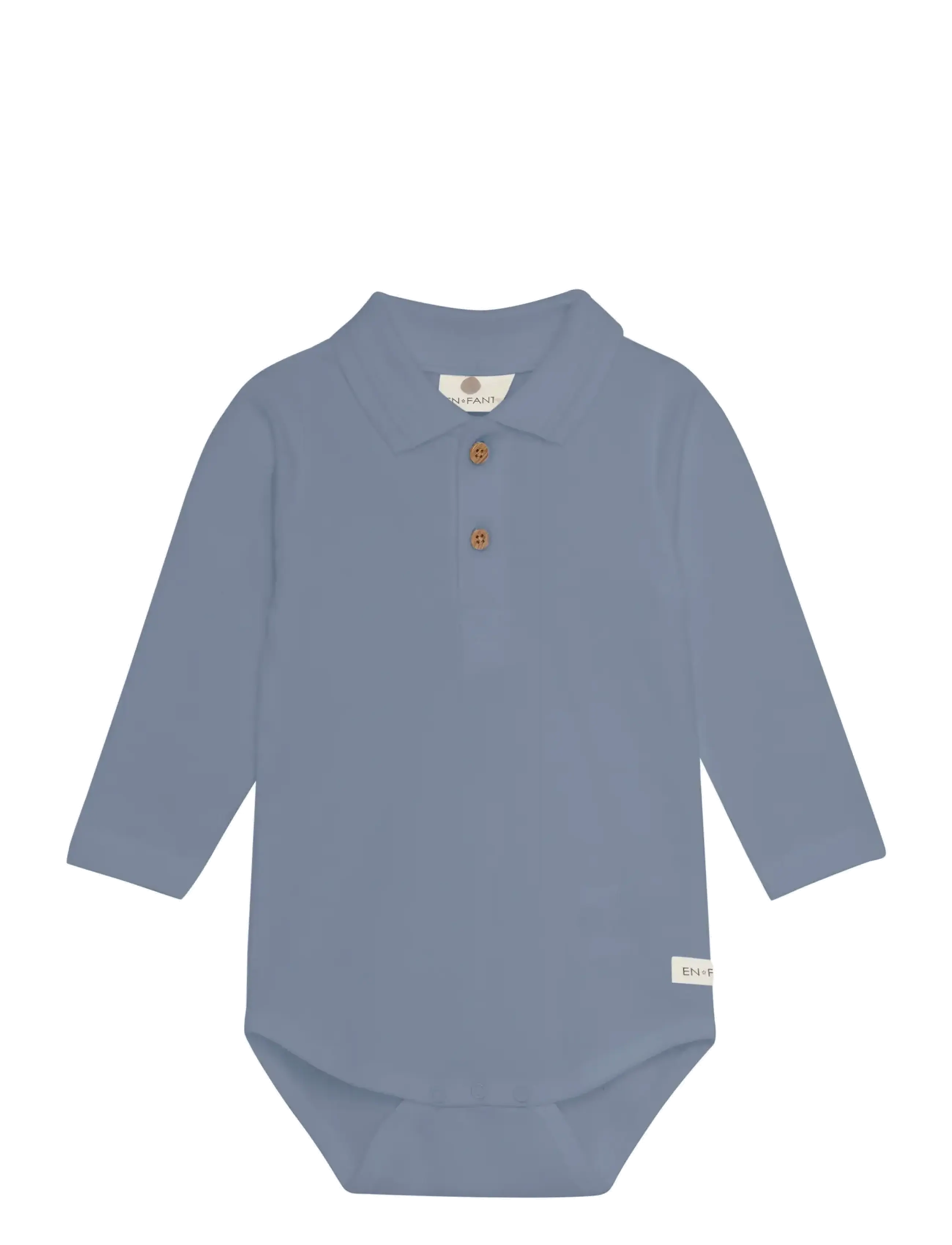 En Fant Body LS Polo - Kleidung - FLINT STONE / blue