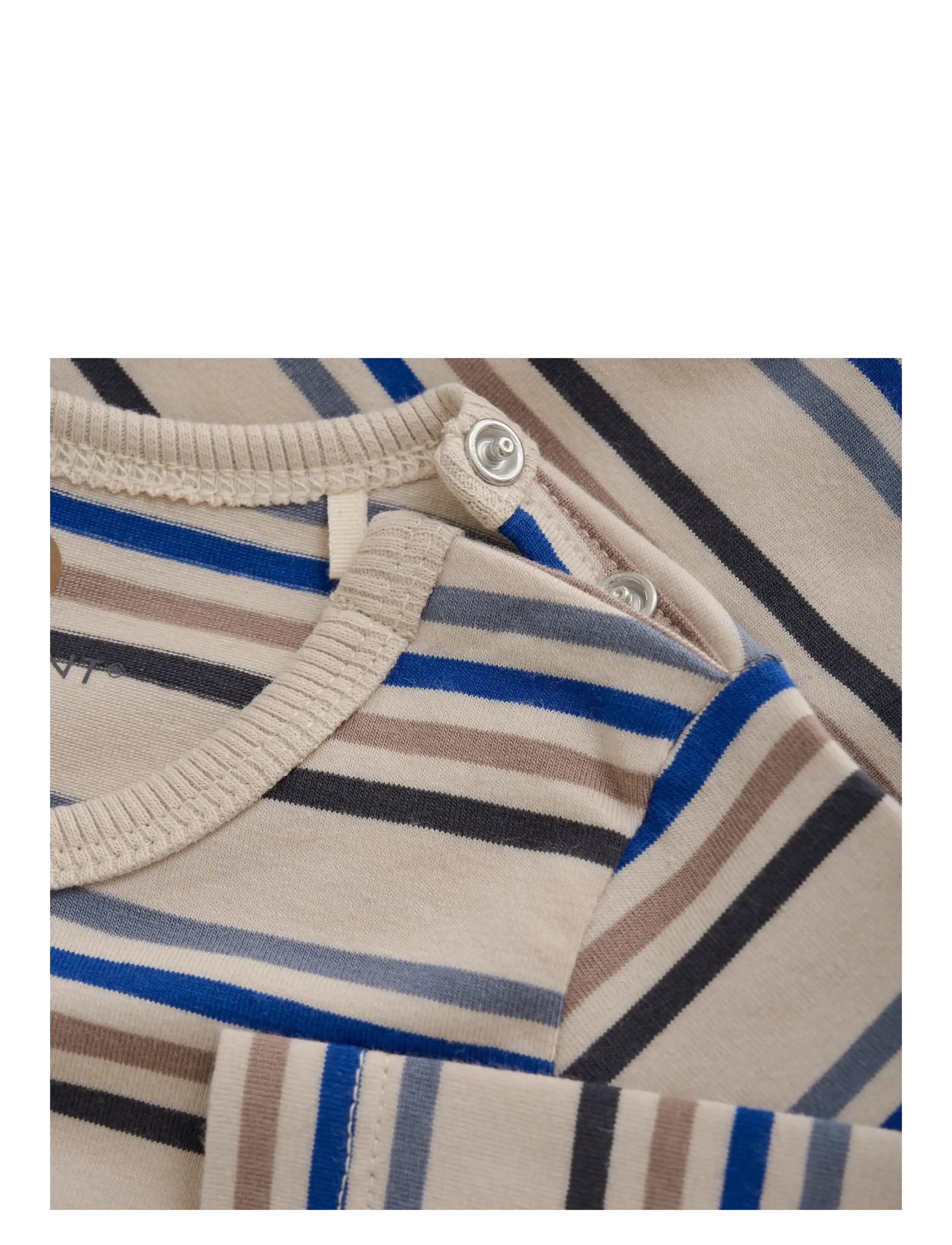 En Fant - Body LS Stripe - flint stone - 2
