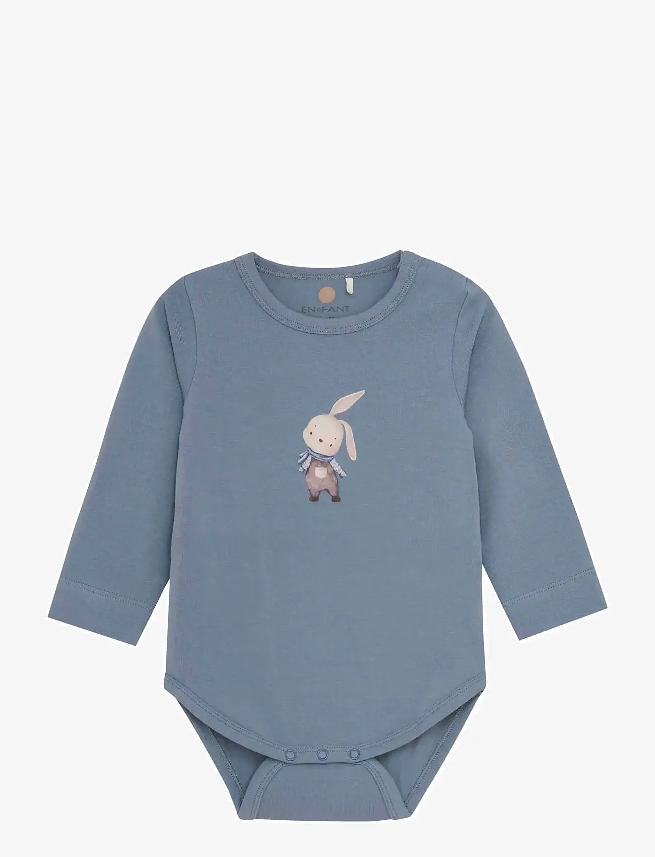 En Fant - Body LS - langærmede - flint stone - 0