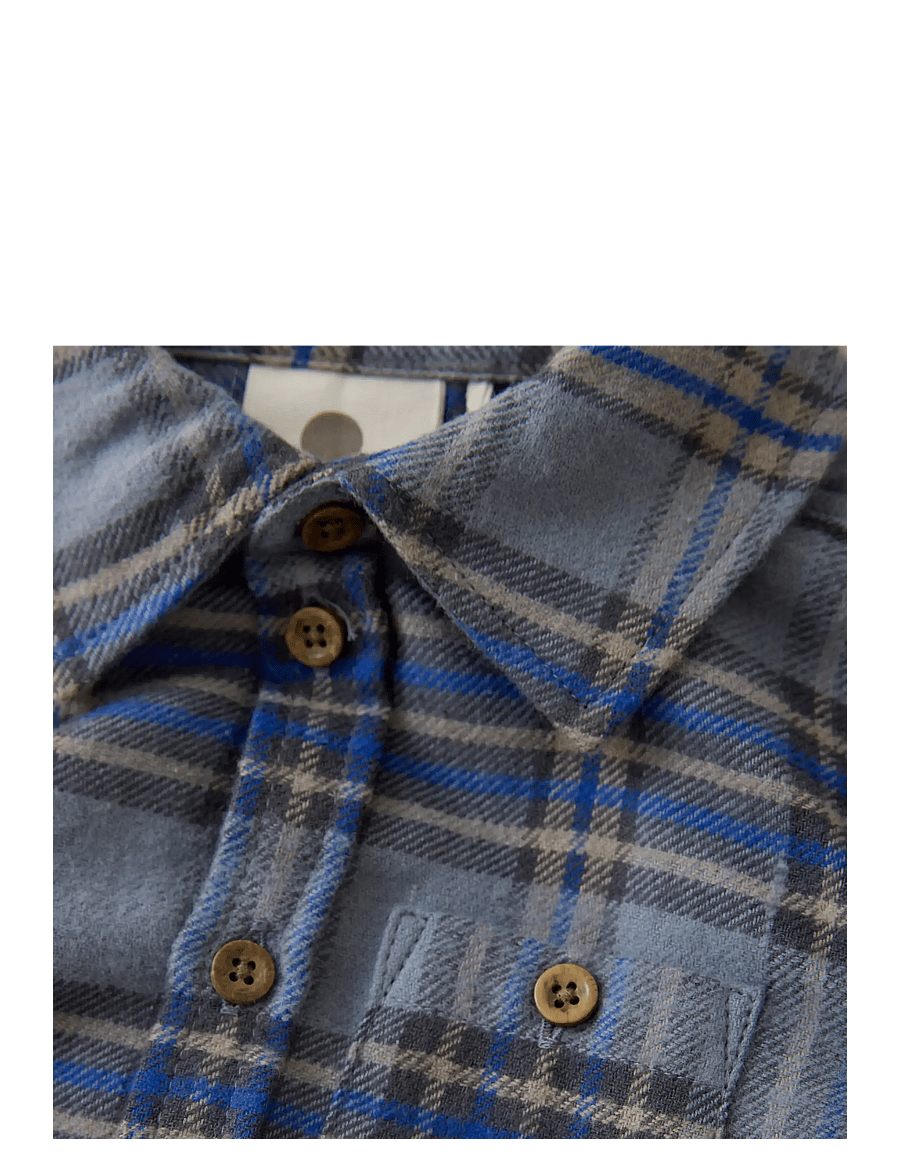 En Fant - Shirt LS Check - langärmlige hemden - flint stone - 2