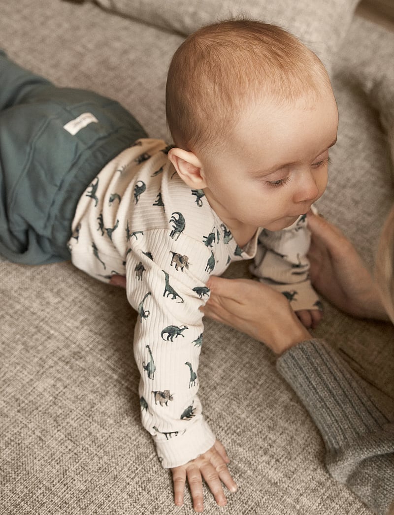 En Fant - Pants Sweat - sweatpants - balsam green - 4