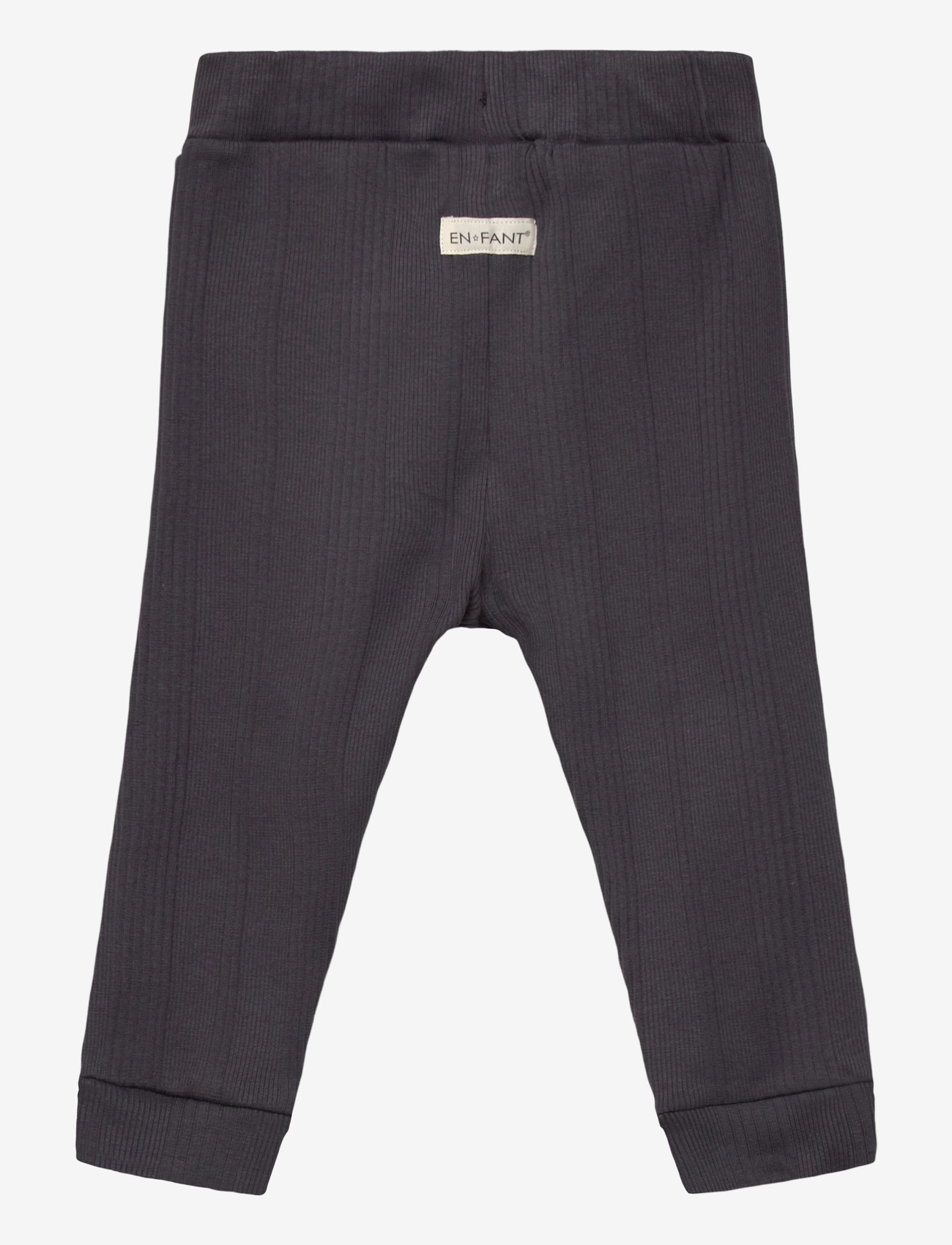 En Fant - Pants LS Rib - ebony - 1