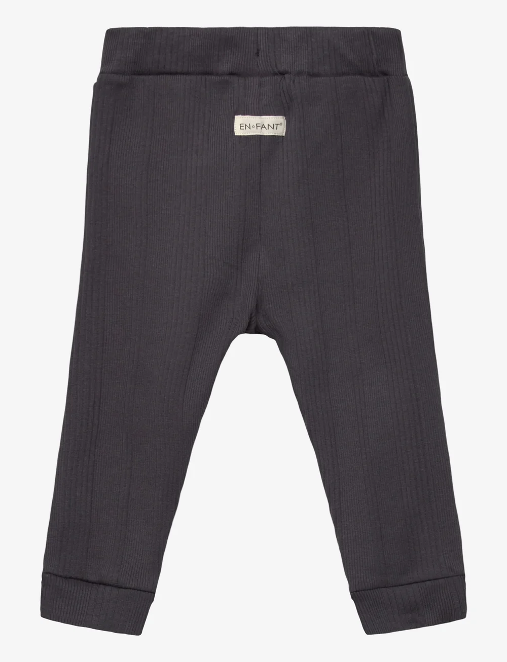En Fant - Pants LS Rib - leggings - ebony - 1