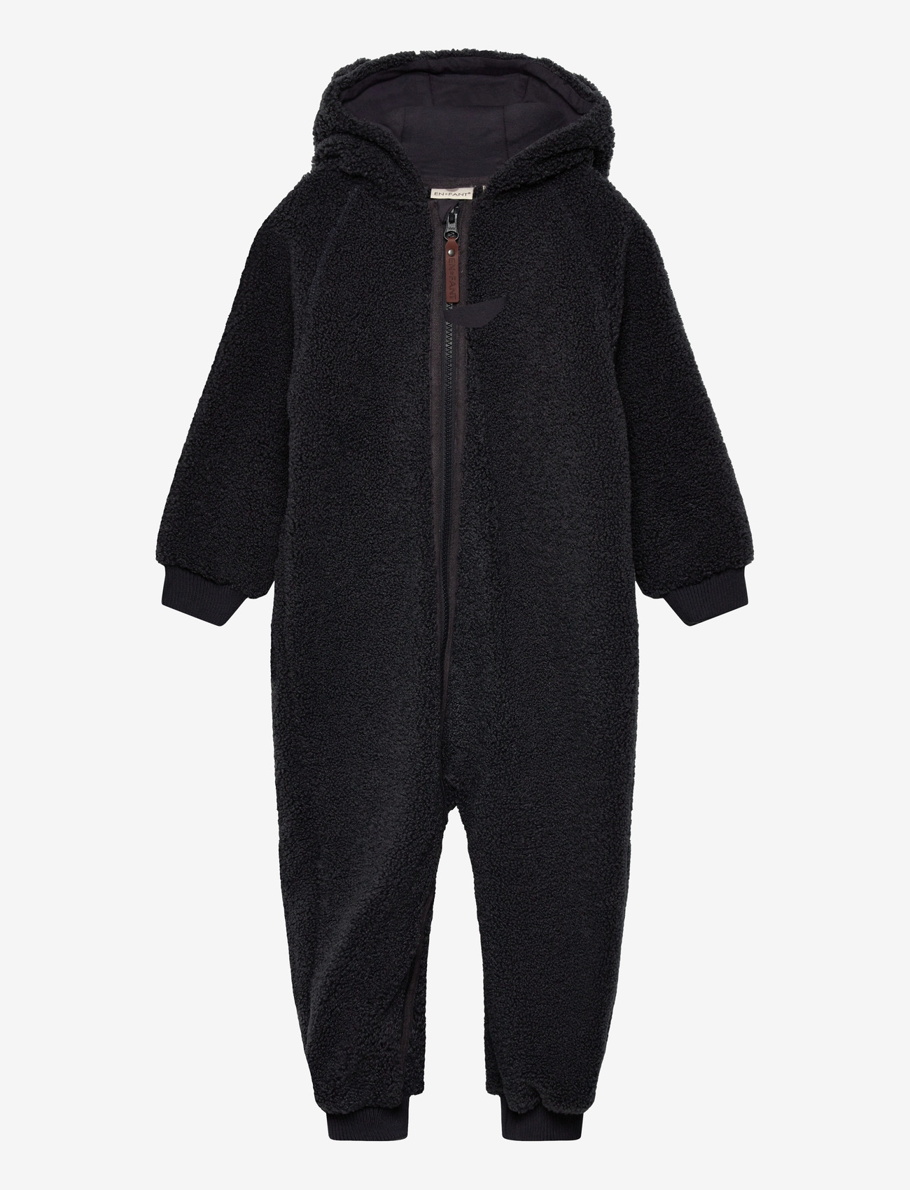 En Fant - Wholesuit Teddy - fleece overalls - ebony - 1