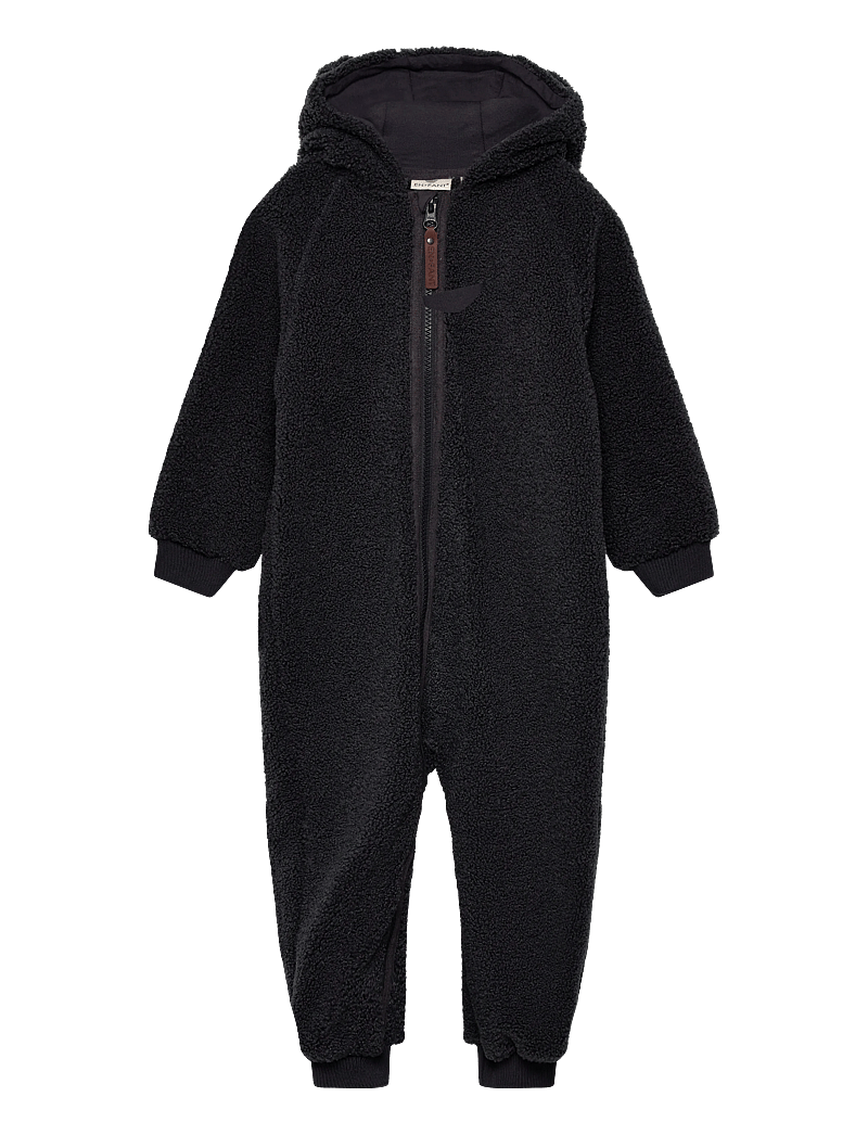 En Fant - Wholesuit Teddy - fleece overalls - ebony - 1