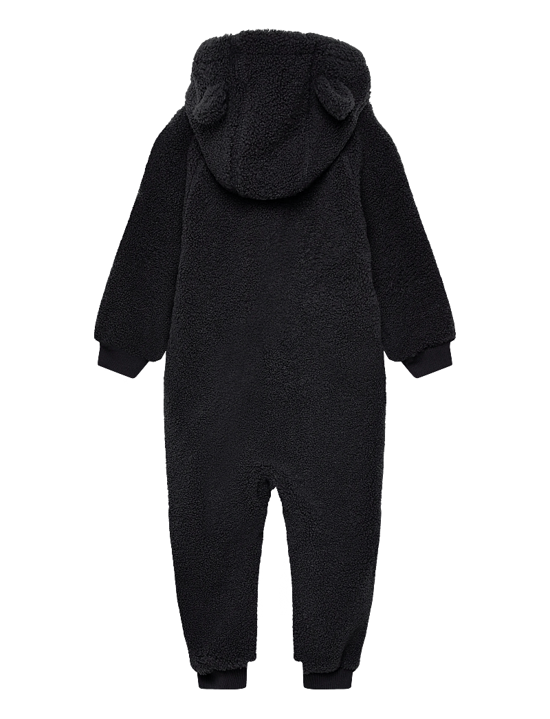 En Fant - Wholesuit Teddy - fleece overalls - ebony - 2