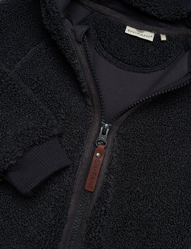 En Fant - Wholesuit Teddy - fleece overalls - ebony - 4