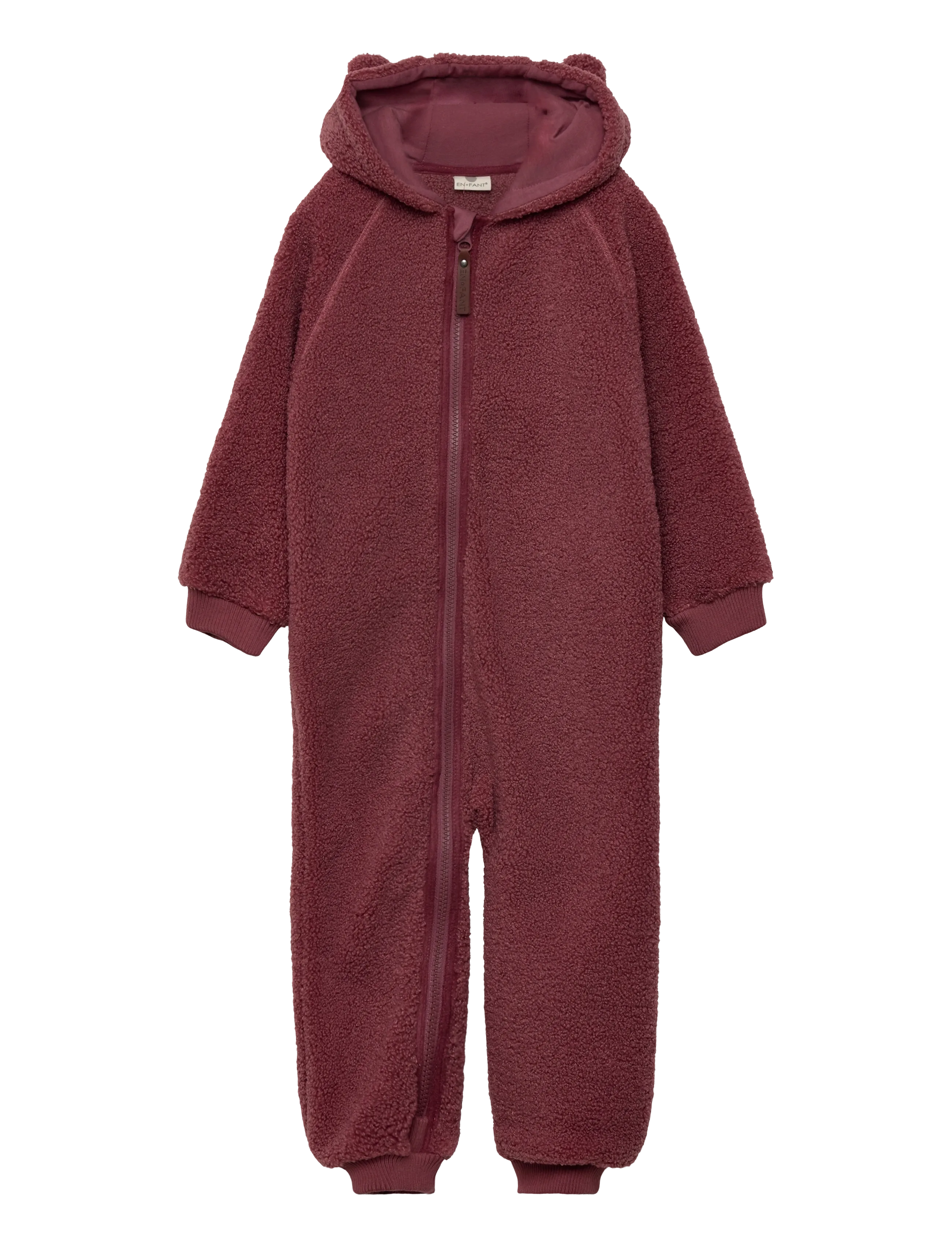 En Fant - Wholesuit Teddy - fleeceoveraller - roan rouge - 0