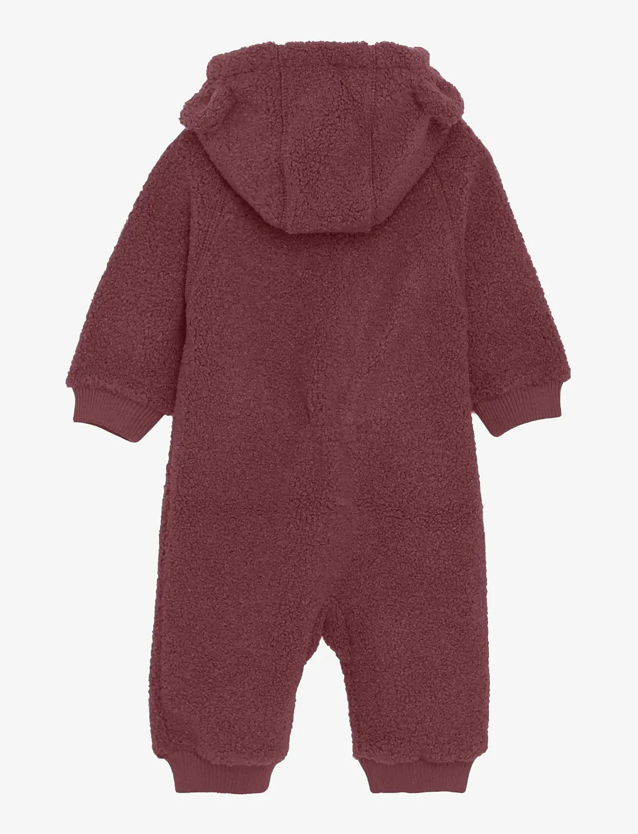 En Fant - Wholesuit Teddy - fleece overalls - roan rouge - 1