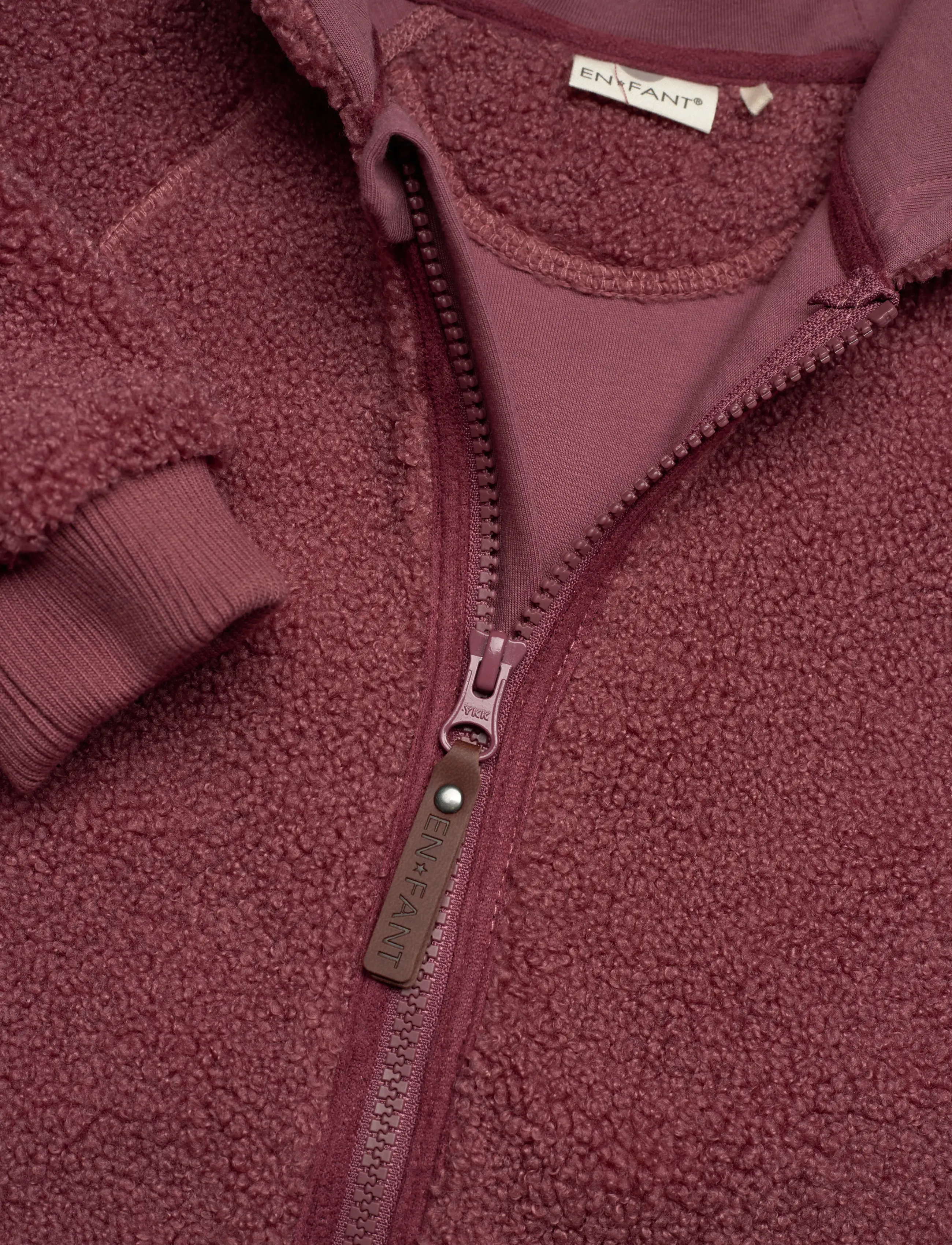 En Fant - Wholesuit Teddy - fleeceoveraller - roan rouge - 2