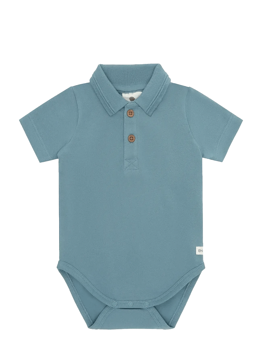 En Fant - Body SS Polo - kurzärmelige bodys - citadel - 0