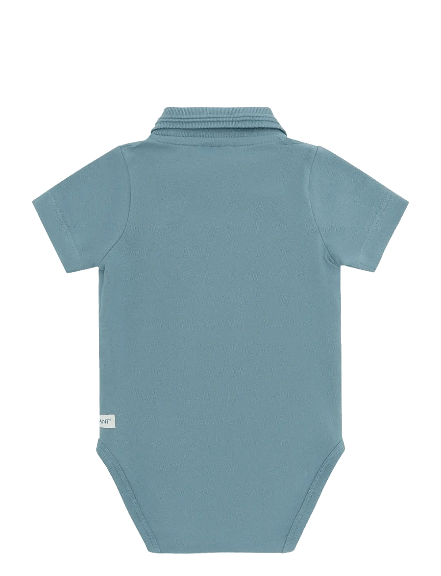En Fant - Body SS Polo - kurzärmelige bodys - citadel - 1