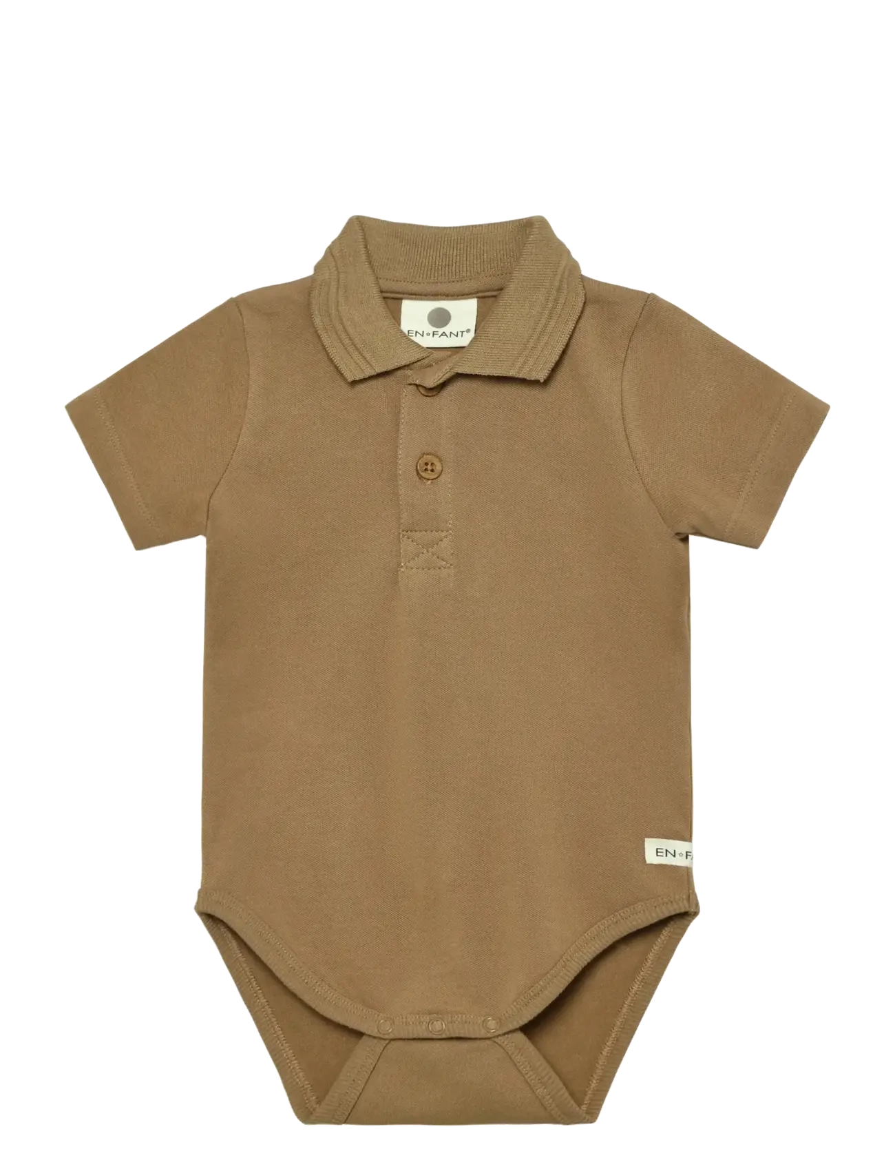 EN FANT Body Ss Polo Braun - 86 - Kinder