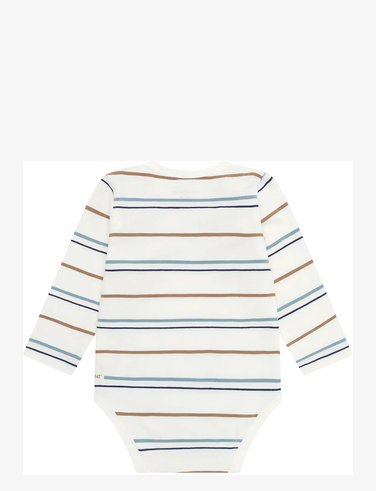 En Fant - Body LS Stripe - langærmede bodyer - egret - 1
