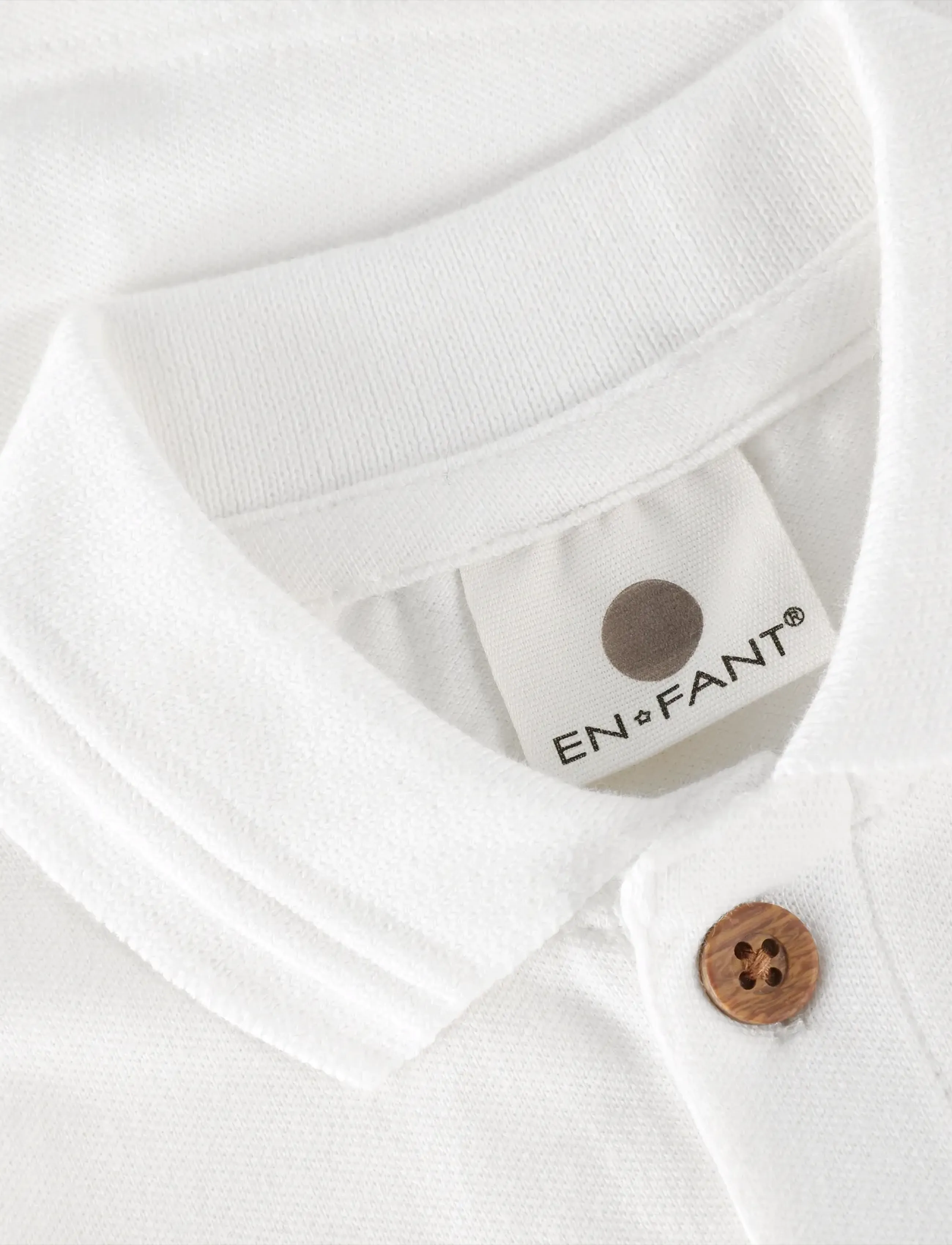 En Fant - Polo SS - kortärmade pikéer - egret - 2