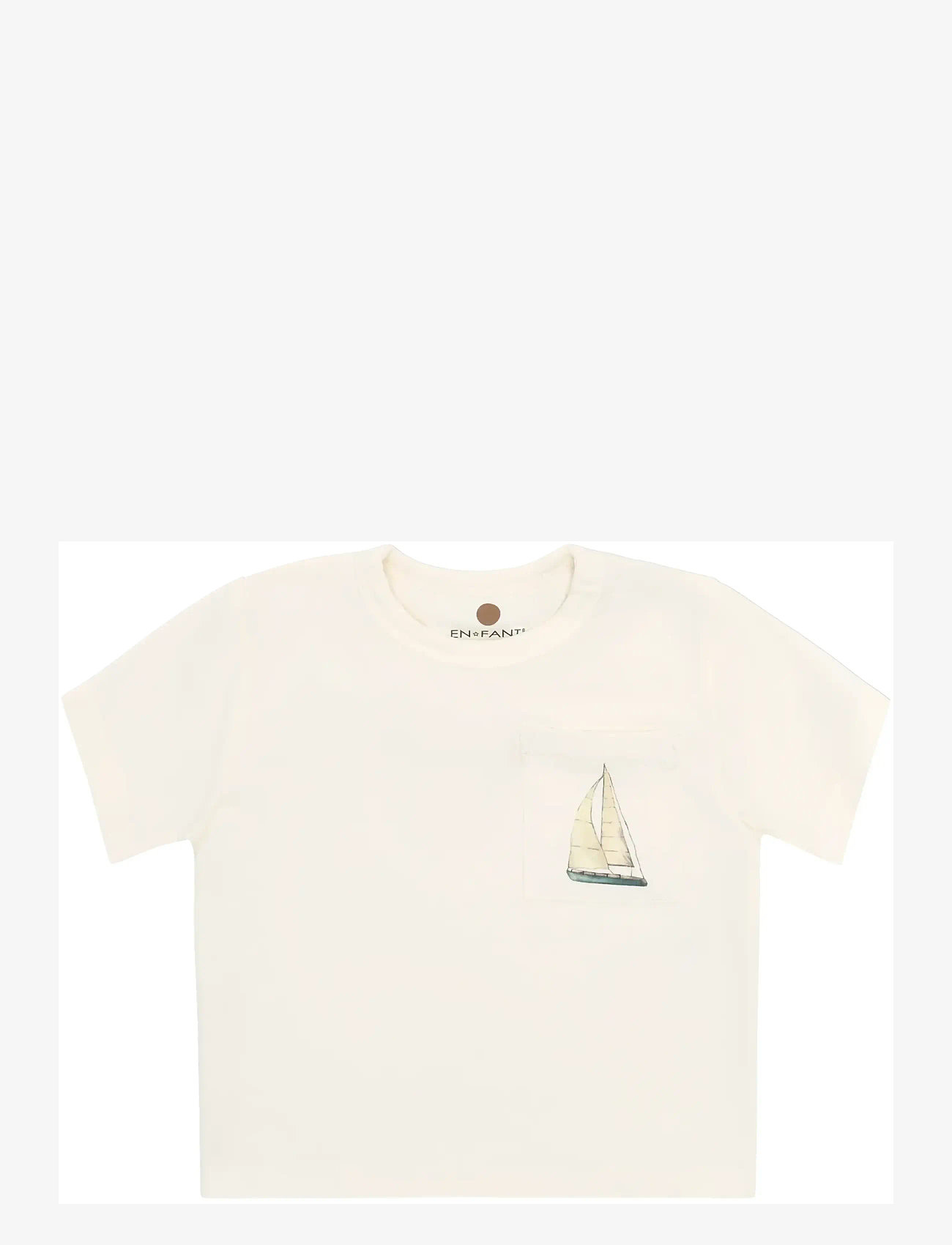 En Fant - T-shirt SS - kortærmede t-shirts - egret - 0