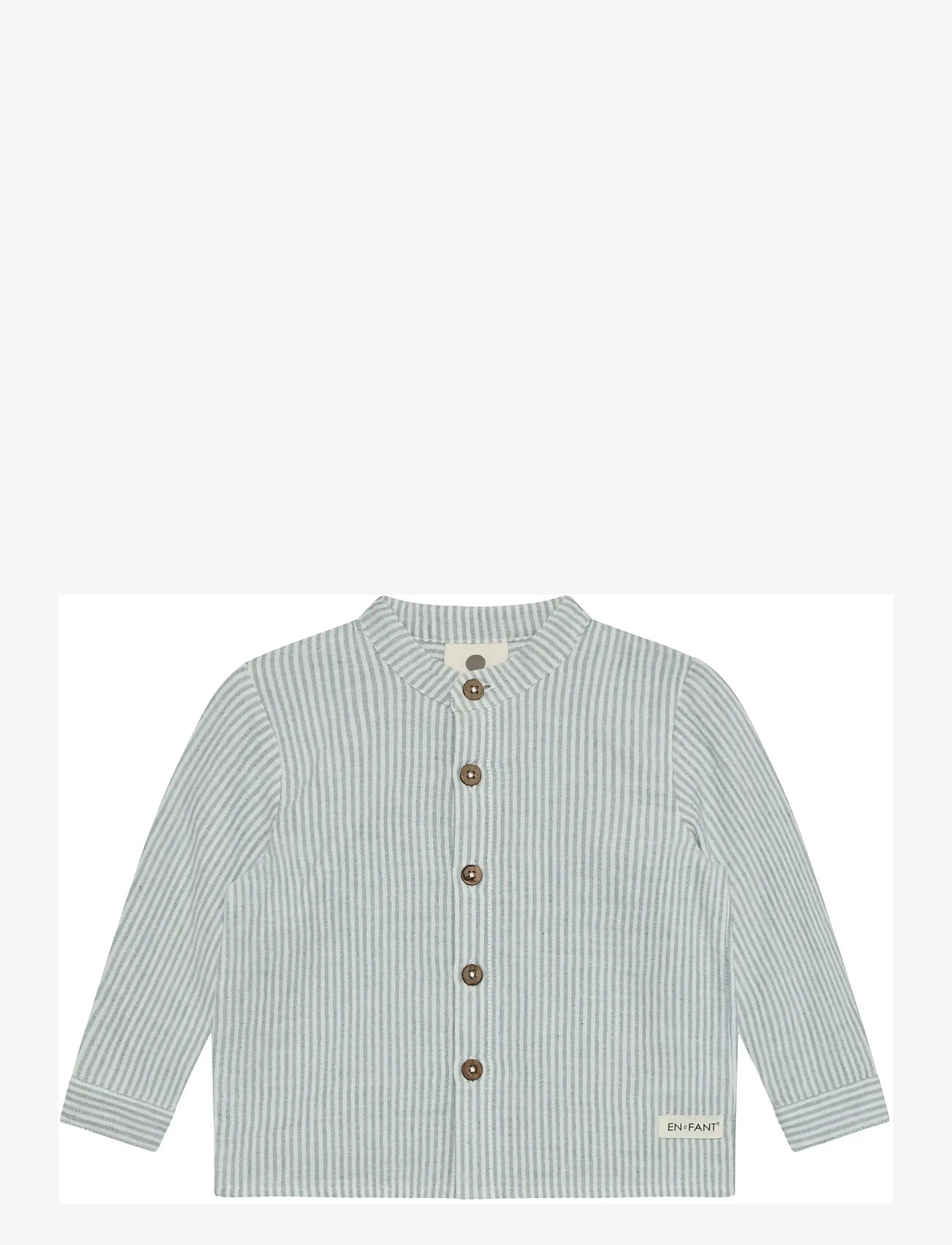 En Fant - Shirt LS Muslin Stripe - langärmlige hemden - citadel - 0