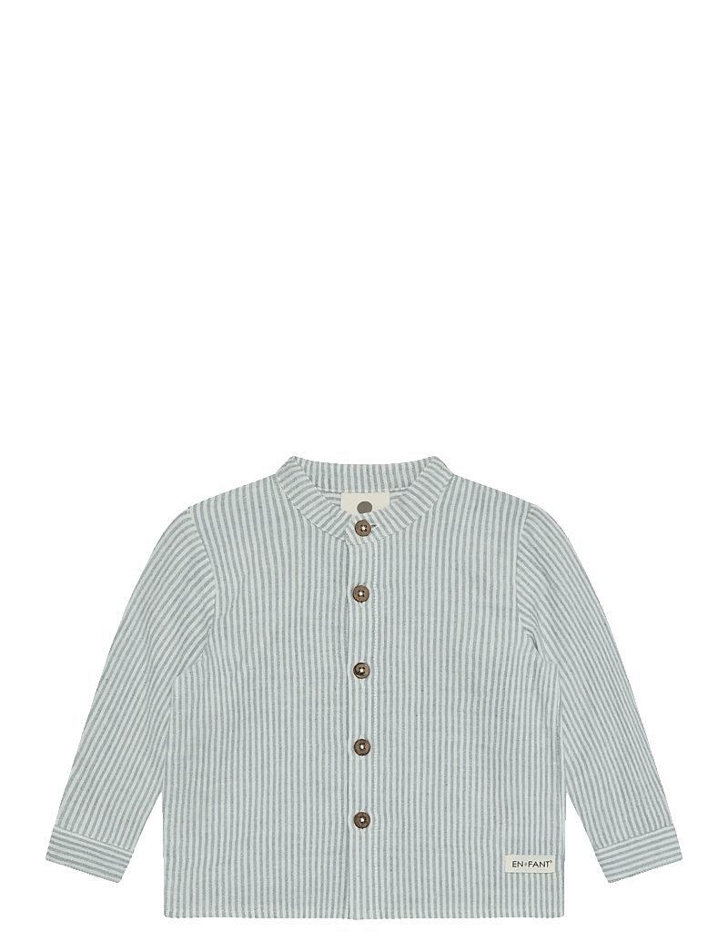 En Fant - Shirt LS Muslin Stripe - langärmlige hemden - citadel - 0