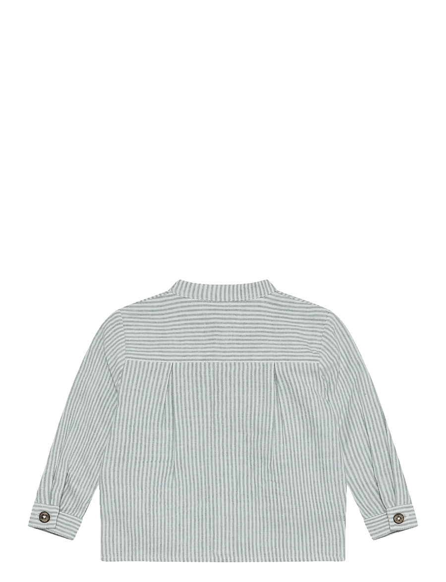 En Fant - Shirt LS Muslin Stripe - pikkade varrukatega särgid - citadel - 1