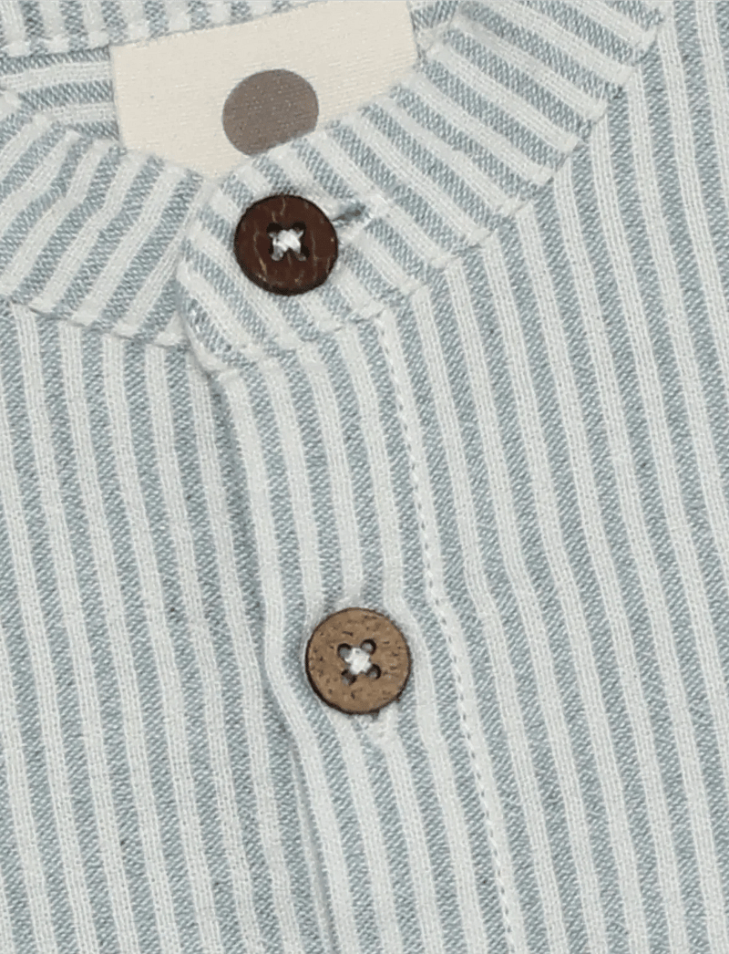 En Fant - Shirt LS Muslin Stripe - langärmlige hemden - citadel - 2