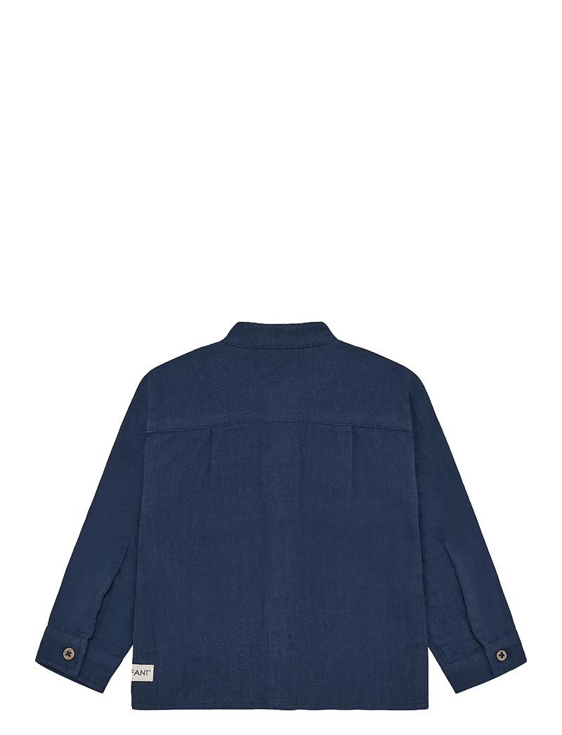 En Fant - Shirt LS Muslin - langærmede skjorter - medieval blue - 1