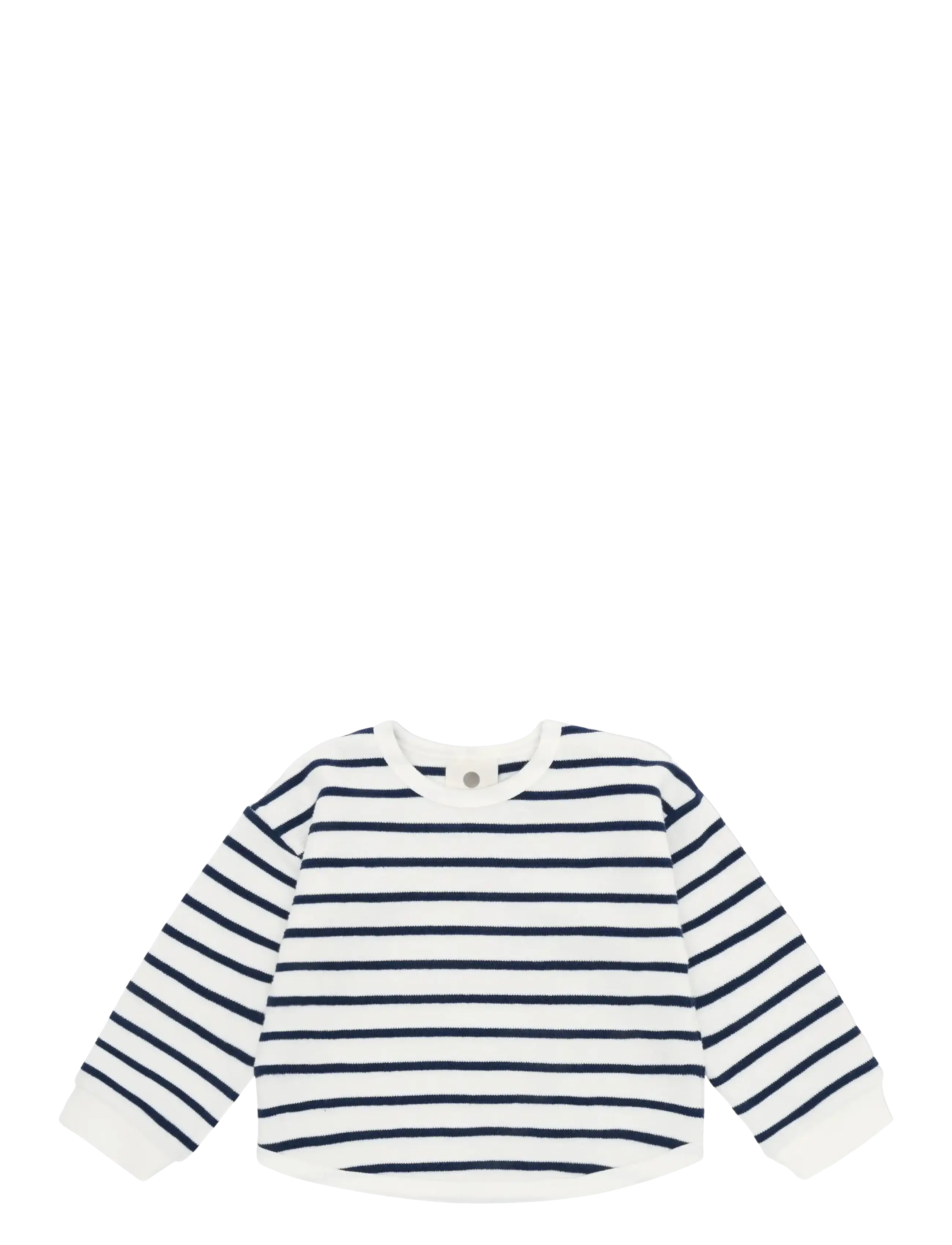 En Fant Sweatshirt Stripe - En Fant - MEDIEVAL BLUE / white