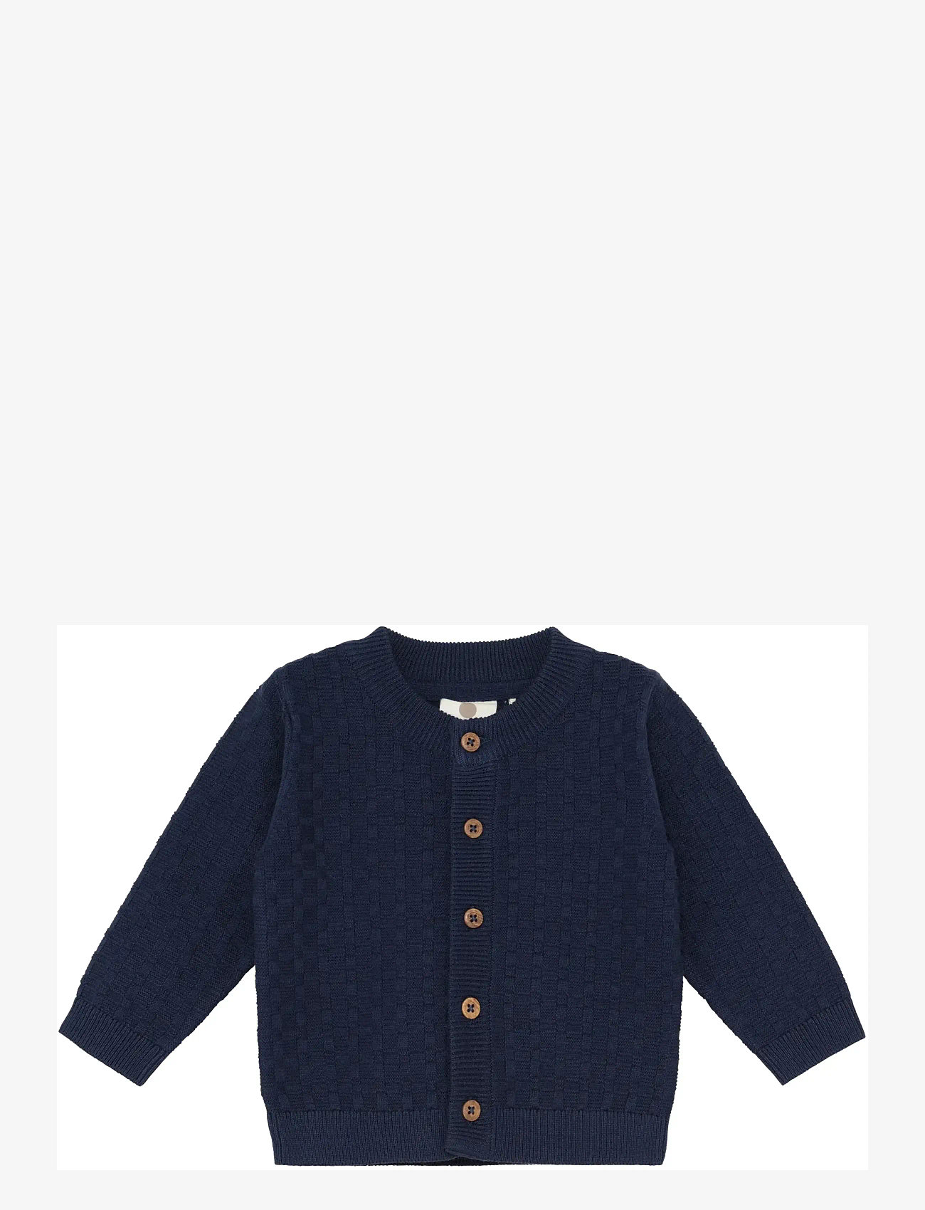 En Fant - Knit Cardigan - cardigans - medieval blue - 0