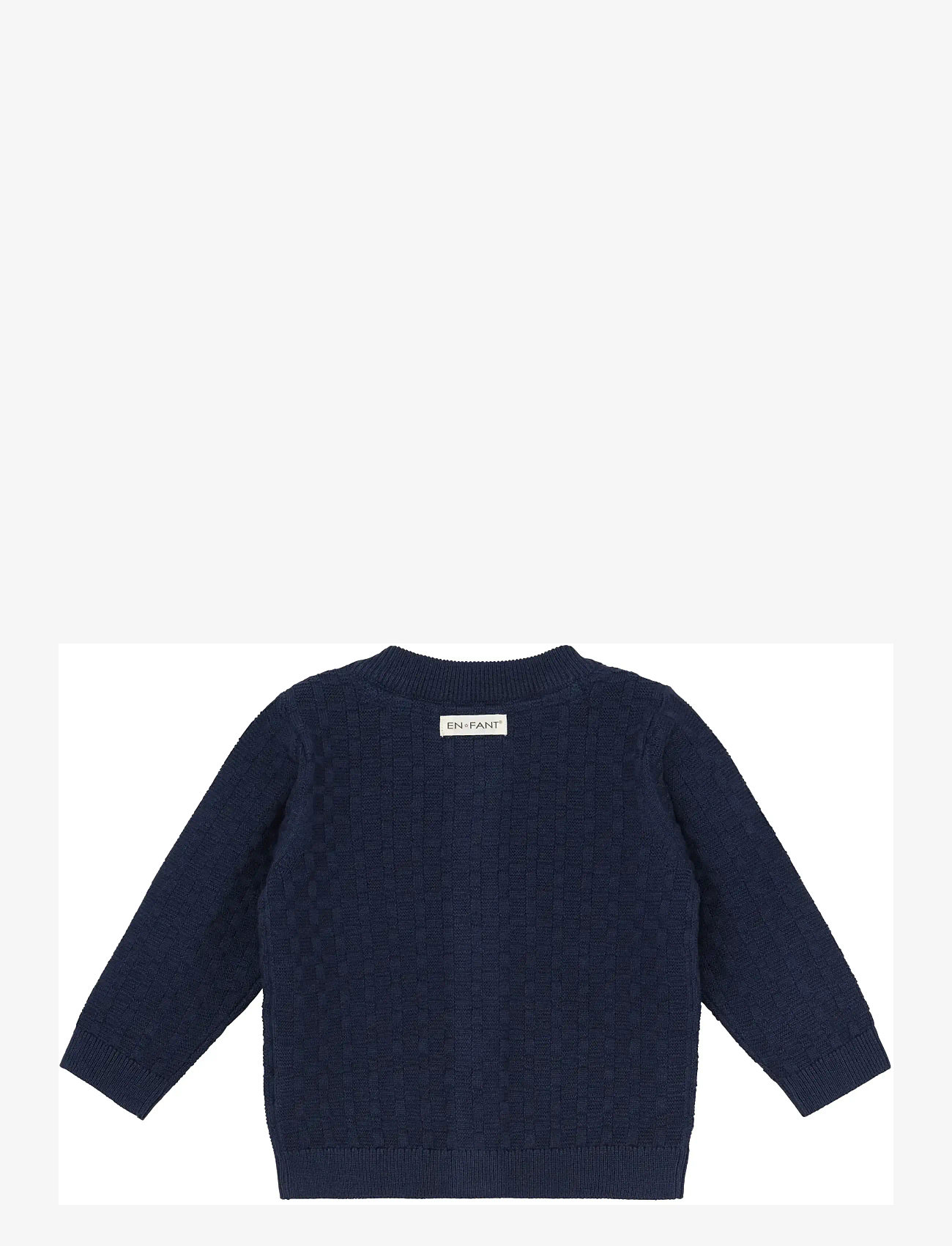 En Fant - Knit Cardigan - cardigans - medieval blue - 1