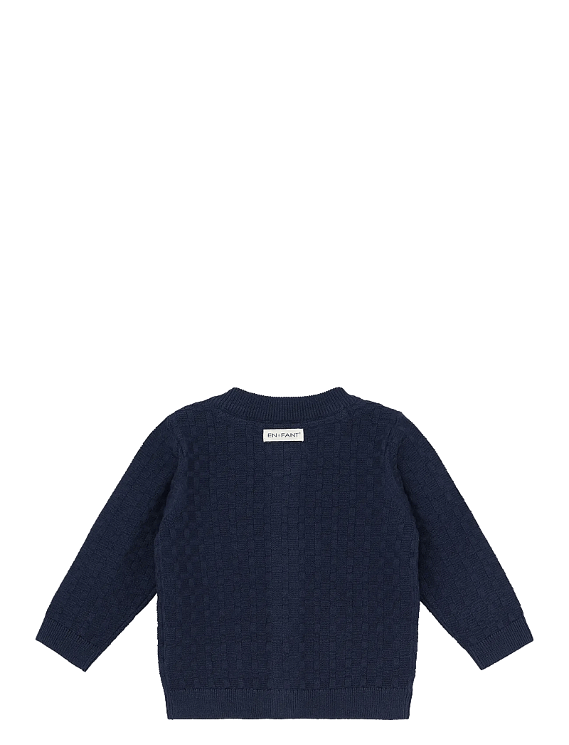 En Fant - Knit Cardigan - cardigans - medieval blue - 1