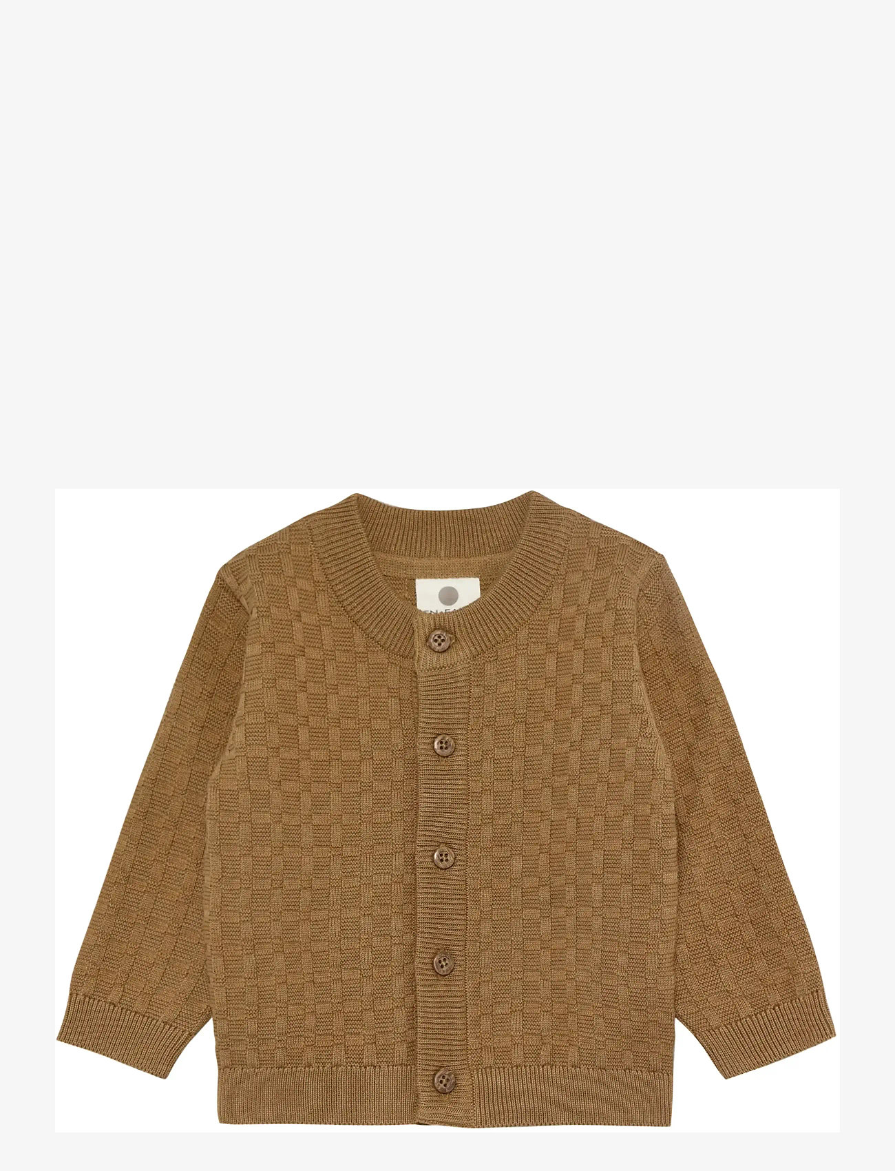 En Fant - Knit Cardigan - cardigans - tiger's eye - 0