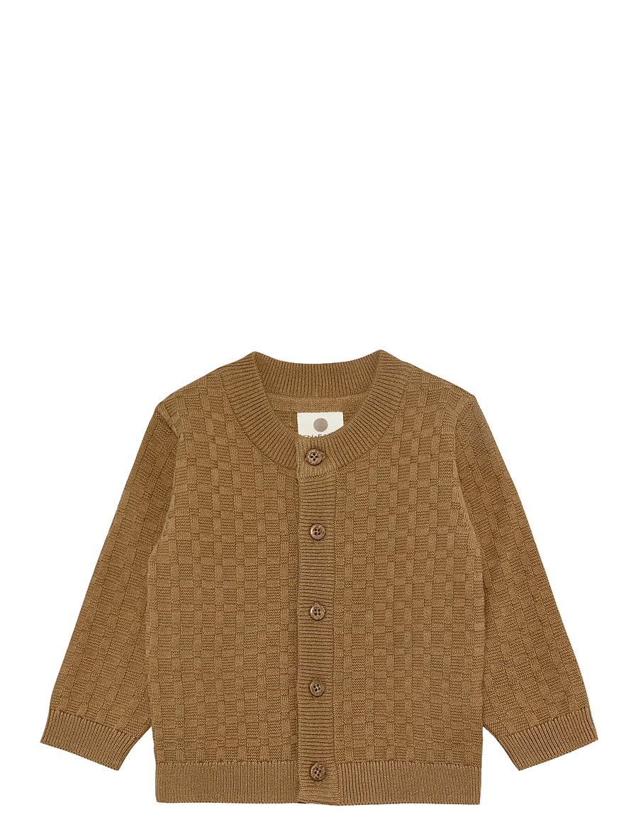 En Fant - Knit Cardigan - koftor - tiger's eye - 0