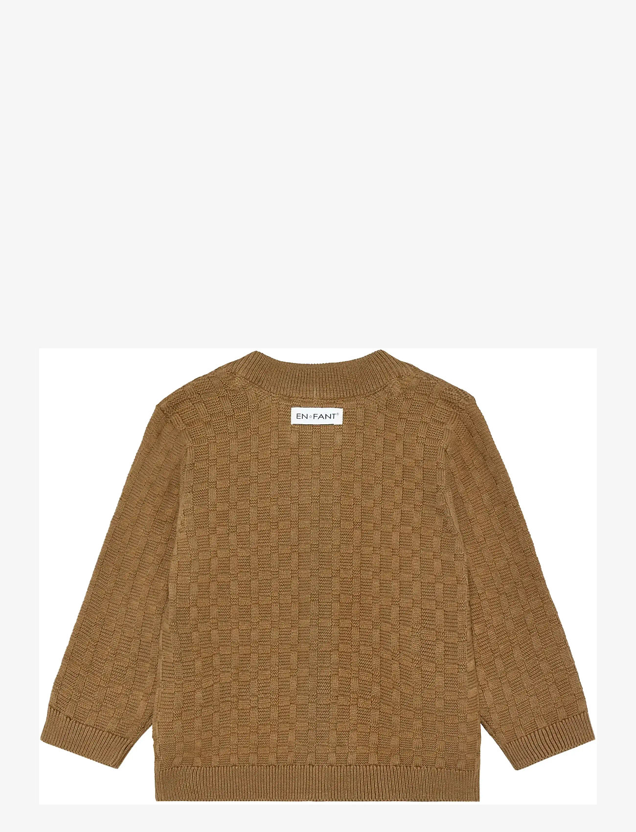 En Fant - Knit Cardigan - cardigans - tiger's eye - 1