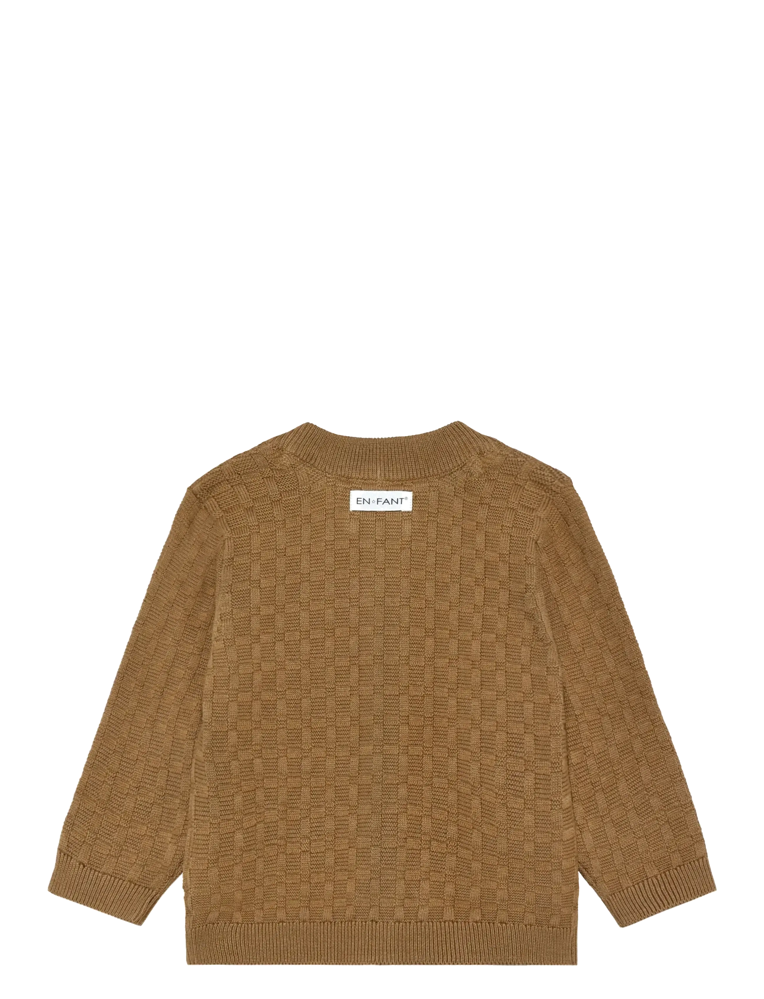 En Fant - Knit Cardigan - gilets - tiger's eye - 1
