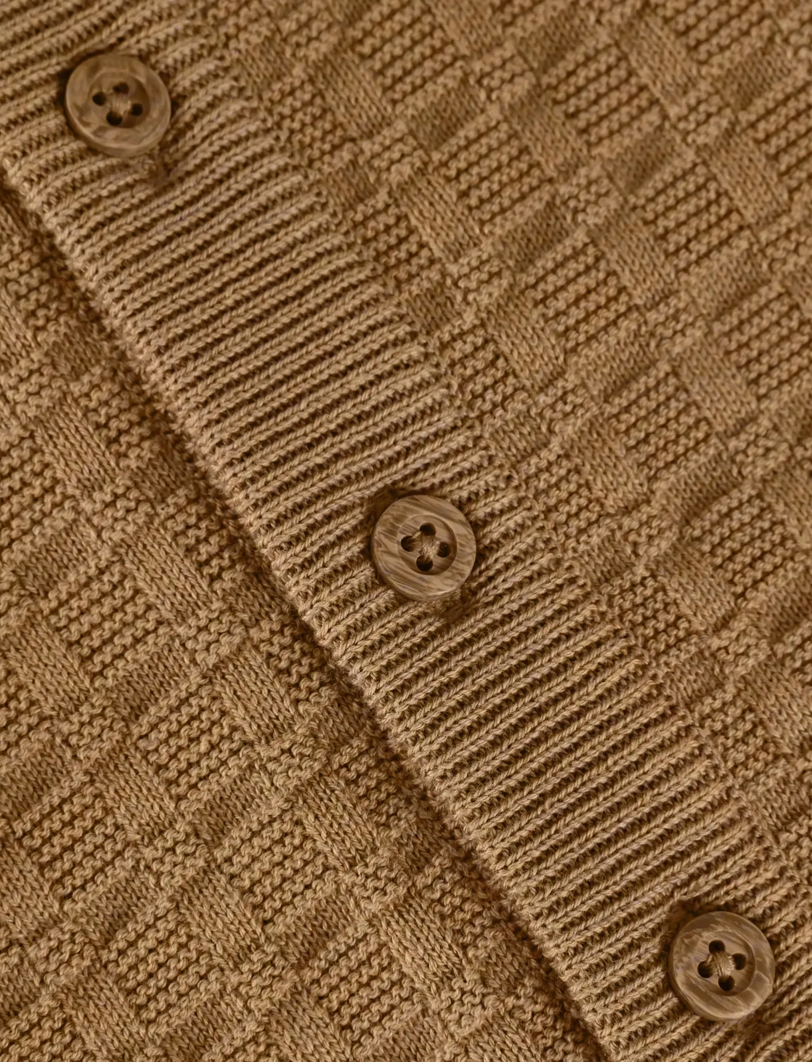 En Fant - Knit Cardigan - gilets - tiger's eye - 2