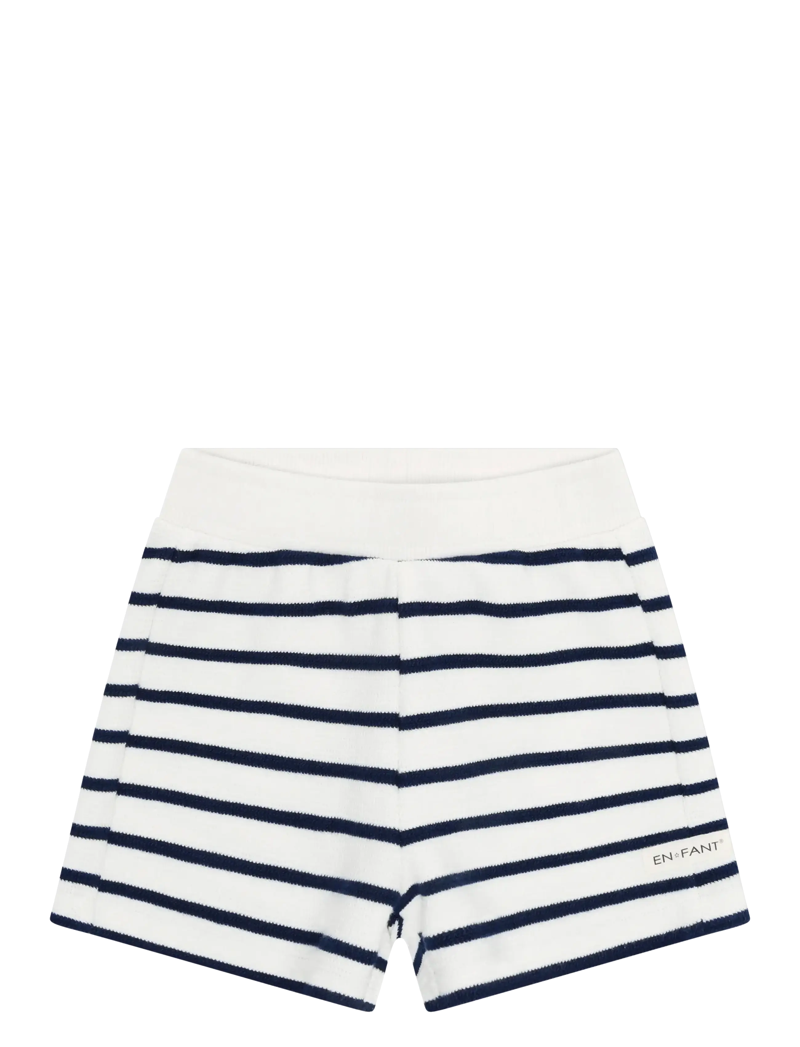 En Fant Shorts Sweat Stripe, 80, White, Shorts > Svedeshorts, Børn