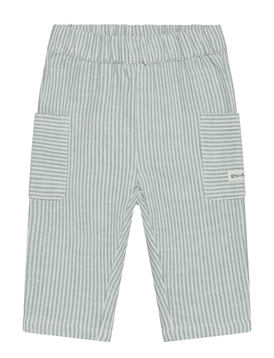 En Fant - Pants Muslin Stripe - beebipüksid - citadel - 0